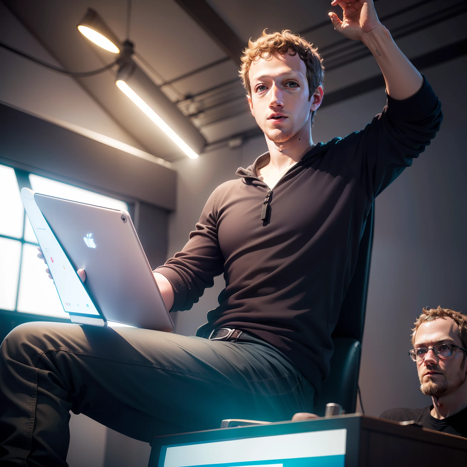 Mark zuckerberg ,Stive Jobs,Jack Dorsey digitalizadoa e forma realista