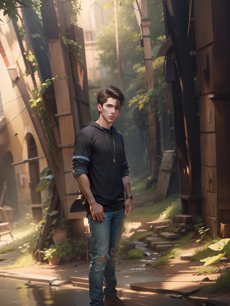 Background, handsome boy, ultra realistic, 8k,