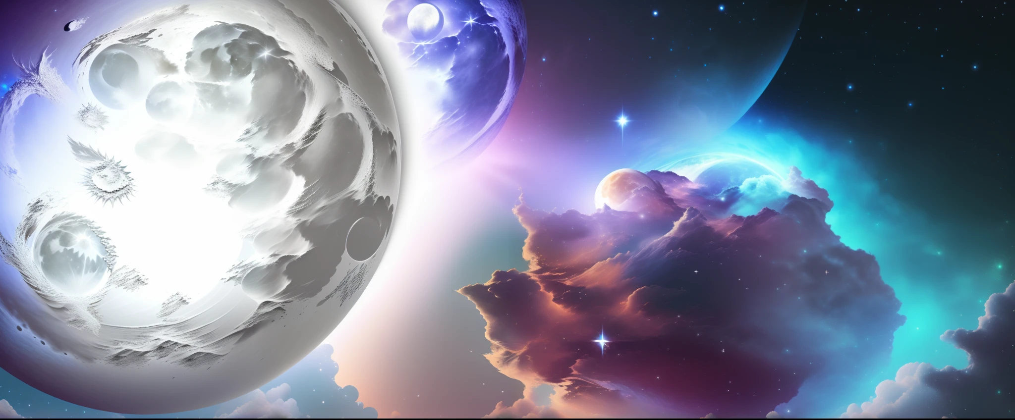 Make the Moon the focus of attention