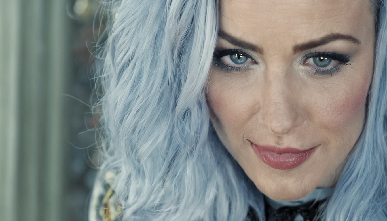 woman, solo, stripper, light blue hair, dark blue eyes, detailed face, 
([Julianne Hough|Megan Fox|Christina Hendricks]:0.8), (puffy lips :0.9),
masterpiece, professional, high quality, beautiful, amazing, gothic, Getty Images, miko, giant,
photoshoot, 4k, realistic, detailed background, abhorrent, real life, by Walter Beach Humphrey, by Pierre Bonnard,