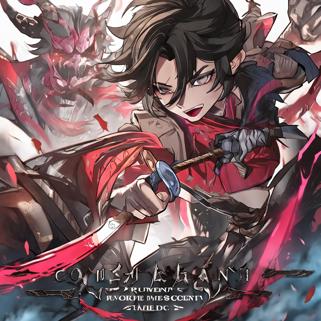 Best quality, Masterpiece, demon blade,