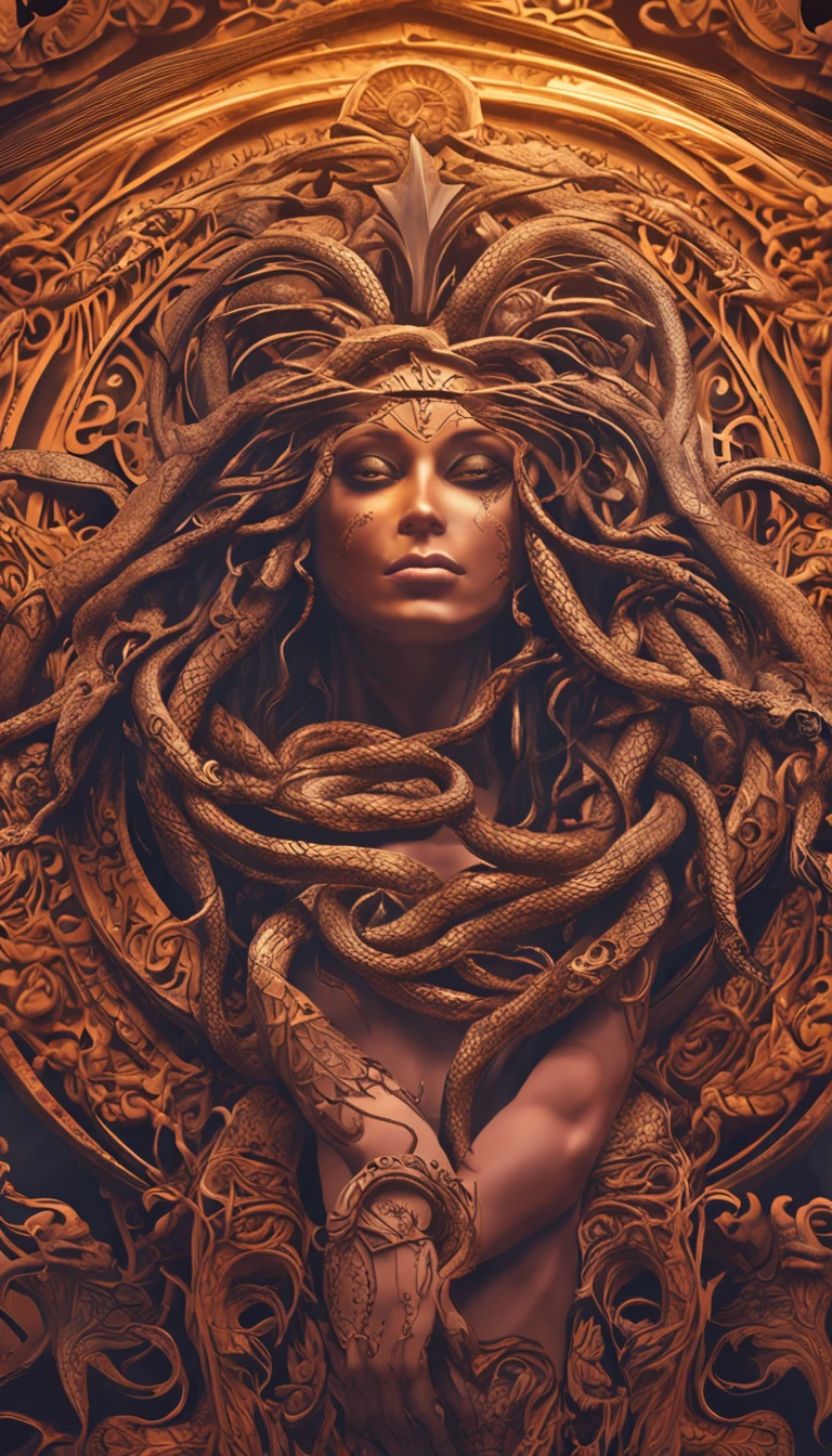 tatuagem da medusa 4k ultra hd