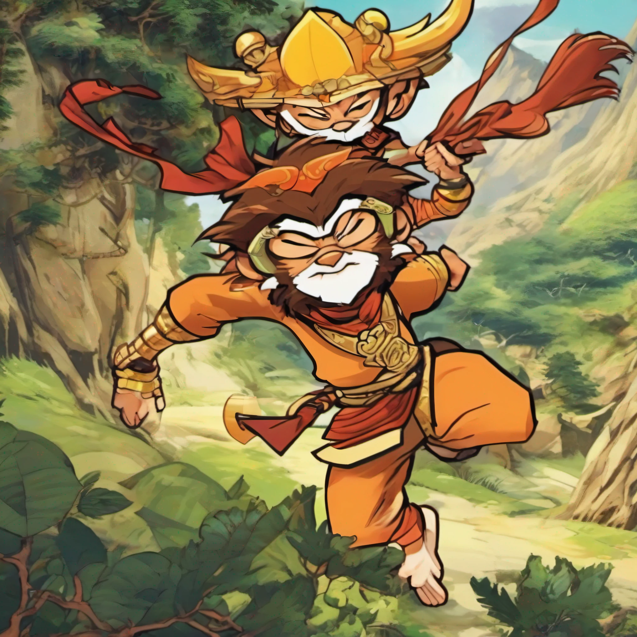(Wukong:1.2,Fantastic 2D Cartoon:1.2)