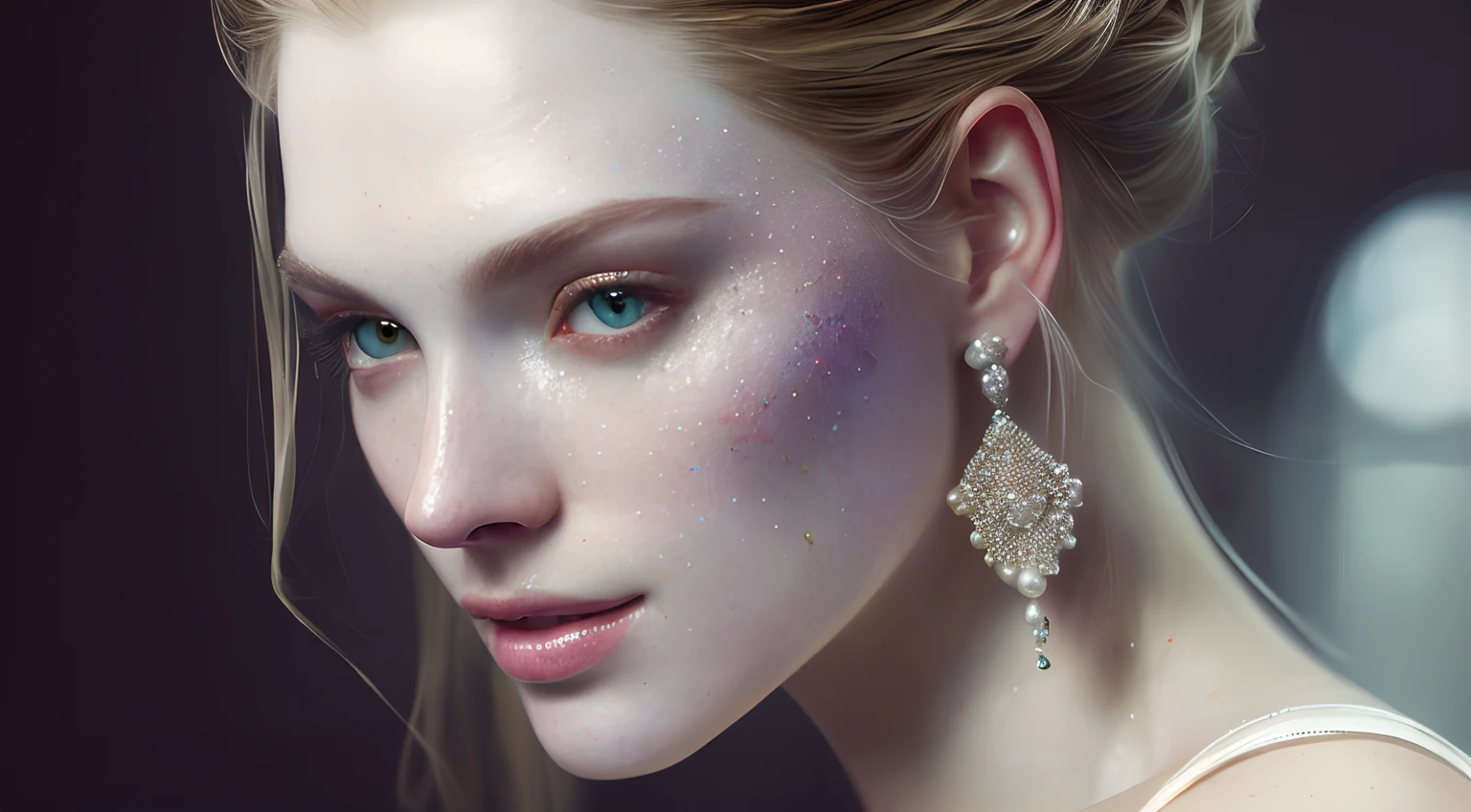 (((masterpiece))), (((Highest quality))), ((Very detailed)), (photograph), (photo:1.2) of a beautiful girl, 1girl, highly detailed face, beautiful detailed eyes, beautiful detailed lips, extremely detailed face and eyes, long eyelashes, glowing skin, photorealistic, 3D, full body portrait, submerged in a sea of pink glitter, intricate details, shimmering, sparkling, iridescent, mesmerizing, dreamlike, ethereal, cinematic lighting, dramatic shadows, vibrant colors, soft focus, hyper realistic, masterpiece. [Entire scene is surrounded by mist, evoking a mysterious and eerie atmosphere. The lighting is dark and atmospheric, with smoke and fog adding a touch of sinister ambiance. Best quality image, HDR enhancement, showcasing the utmost level of detail and realism]. [8K, Best Quality, Ultra High Resolution, (highly detailed CG unity 8k wallpaper), (best photo), (best shadows), isometric 3D, octane rendering, ray tracing, highly detailed, (Best quality, 4K, 8k:1.2), absurdity, ultra detailed, (realistic, photorealistic, photorealistic:1.37), complex parts, HDR, (complex parts:1.12), (hyper detailed, hyper realistic, Soft lighting, spicy:1.2), (complex parts, Hyper detailed:1.15). Blurred foreground. (backlit), masterpiece, high quality, brightness, chromatic aberration, foggy smoke, shadows, contrast, (warm hue, warm tone), high details, natural reflections]. many details. Cinematic lights. photo.