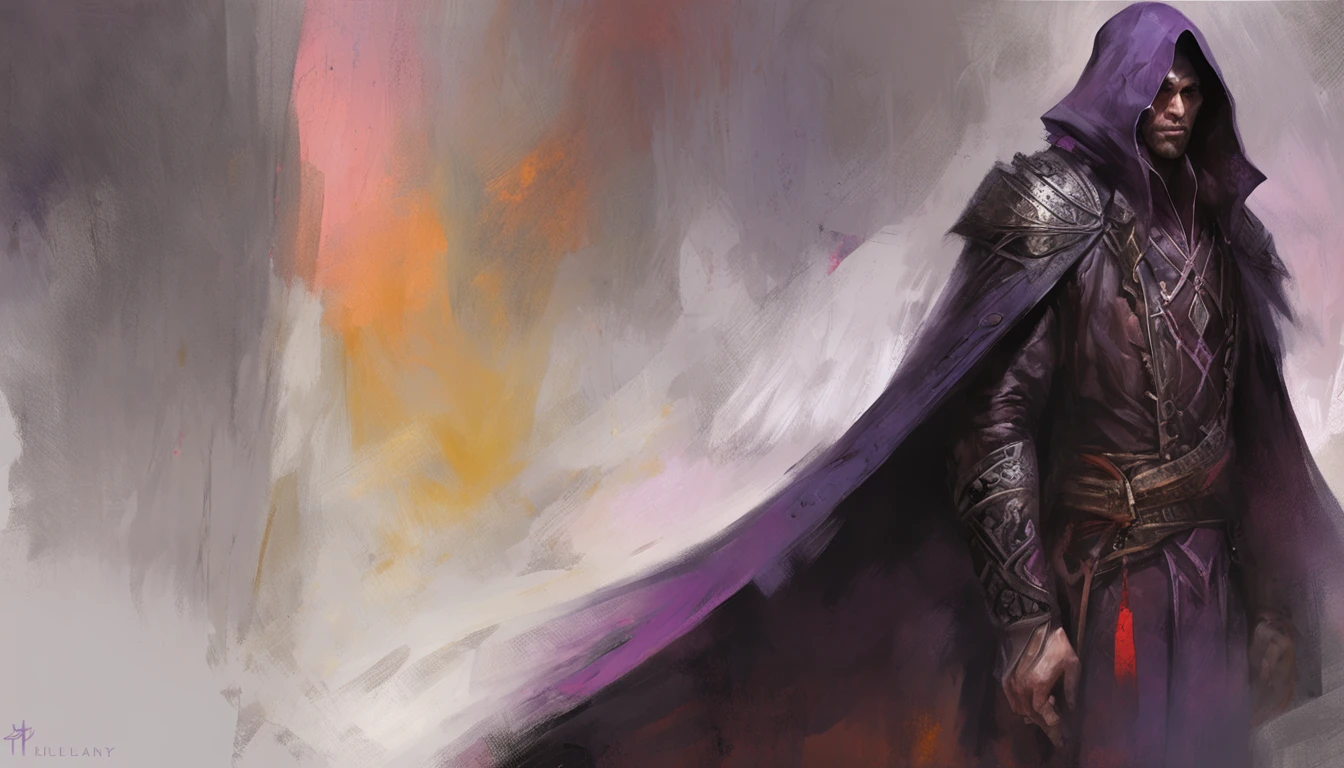 a close up of a person with long hair and purple eyes, sylas, male vampire of clan banu haqim, by Yang J, heise jinyao, astri lohne, artgrem, vampire of clan lasombra, epic portrait of menacing, g liulian art style, alucard, inspired by Huang Shen, male vampire