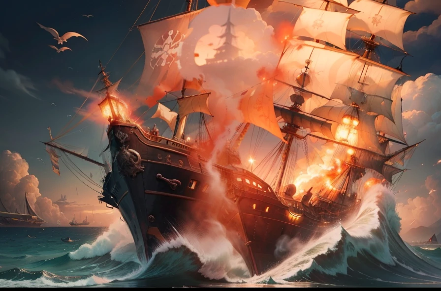 Mare、Exploding Pirate Ship、top-quality