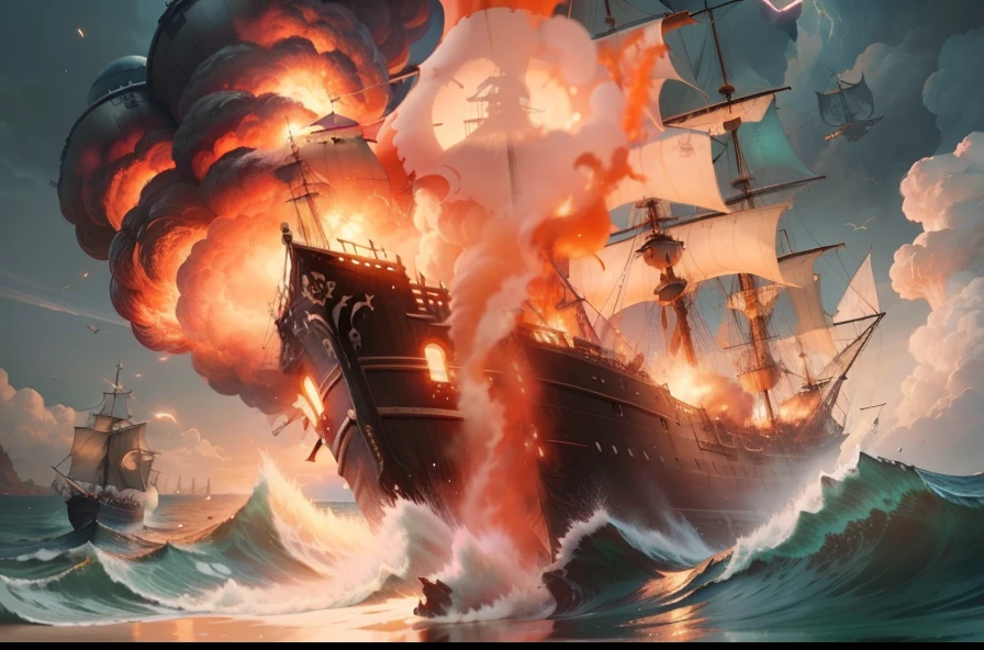 Mare、Exploding Pirate Ship、top-quality