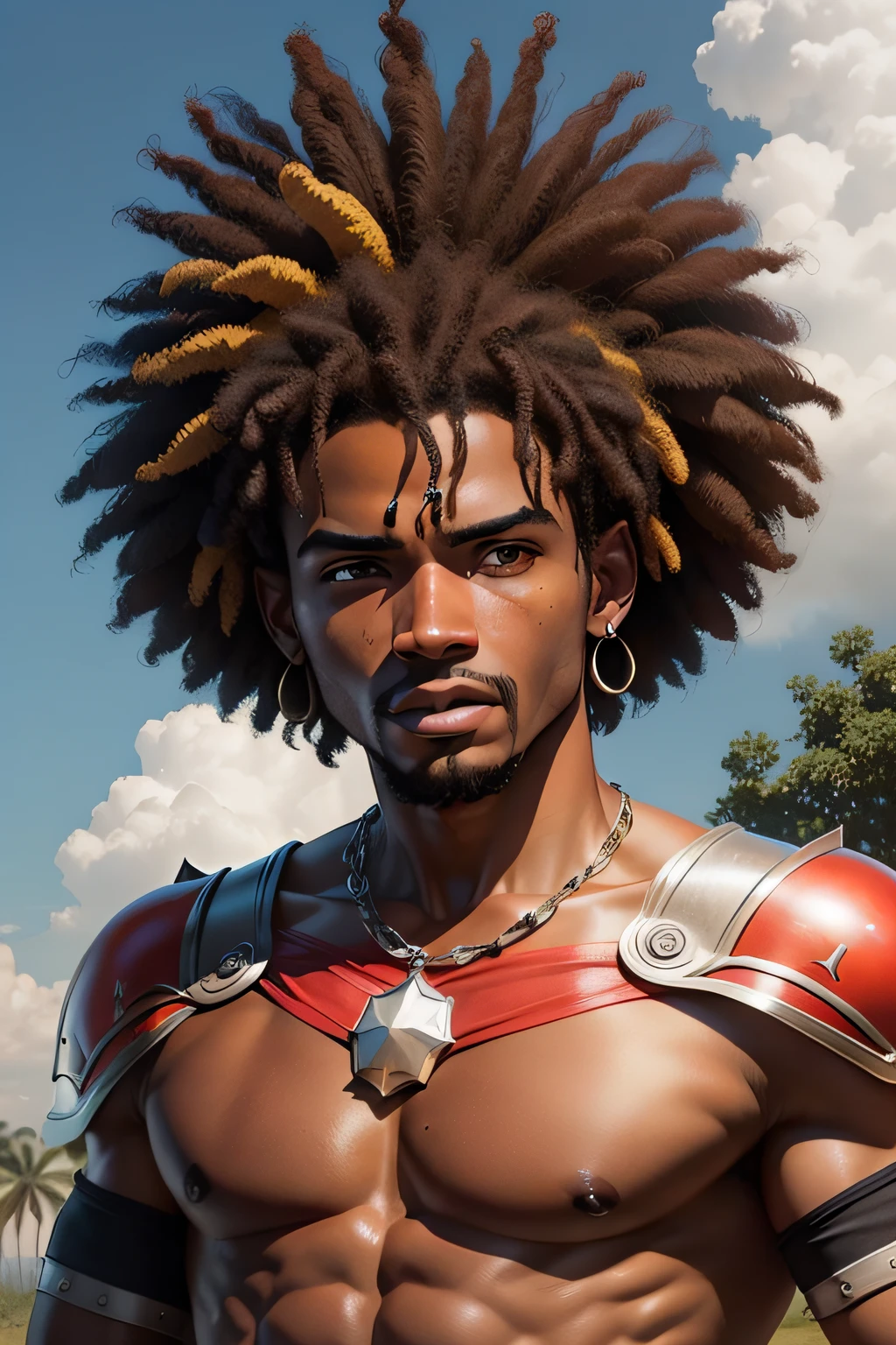 crie um heroi afro