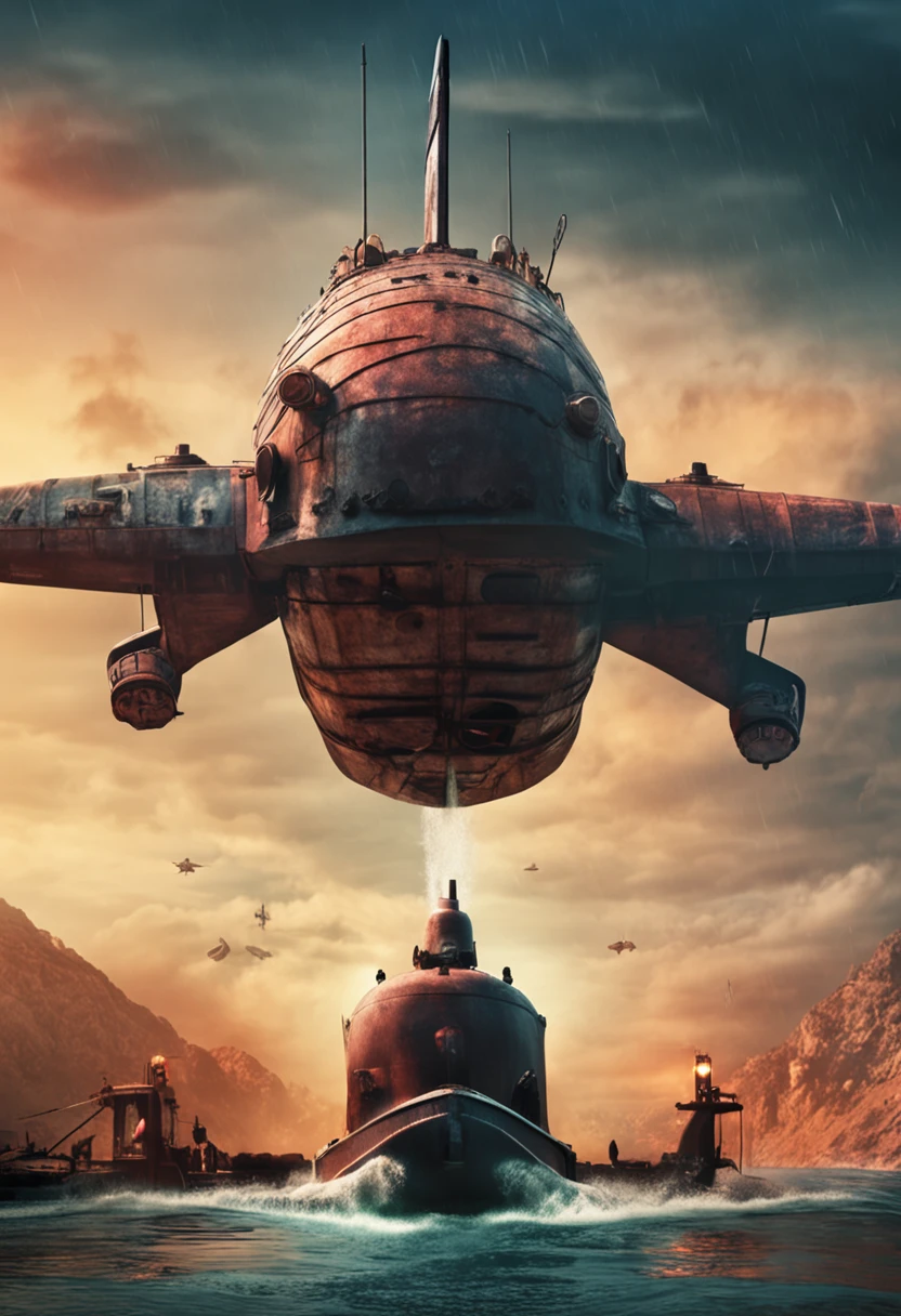 man in submarine