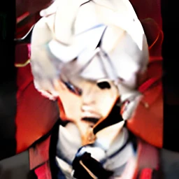 there is a picture of a man with a white hair and a tie, nagito komaeda, nagito komaeda from danganronpa, ken kaneki, kaneki ken, white-haired, white haired, 2 b, 2b, yoko taro, portrait of thancred, shigenori soejima, raiden from metal gear rising