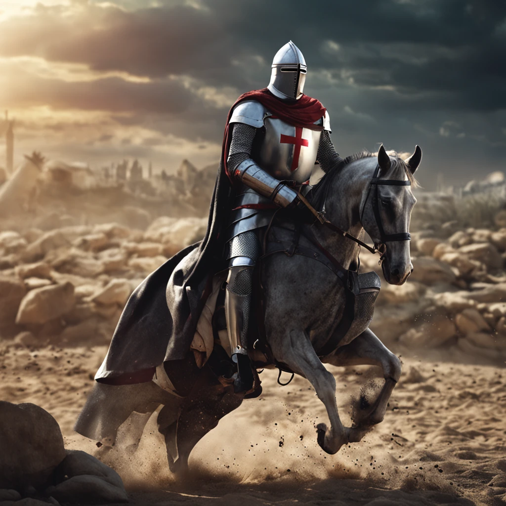 Knight Templar in action at the crusades best postsilvel image