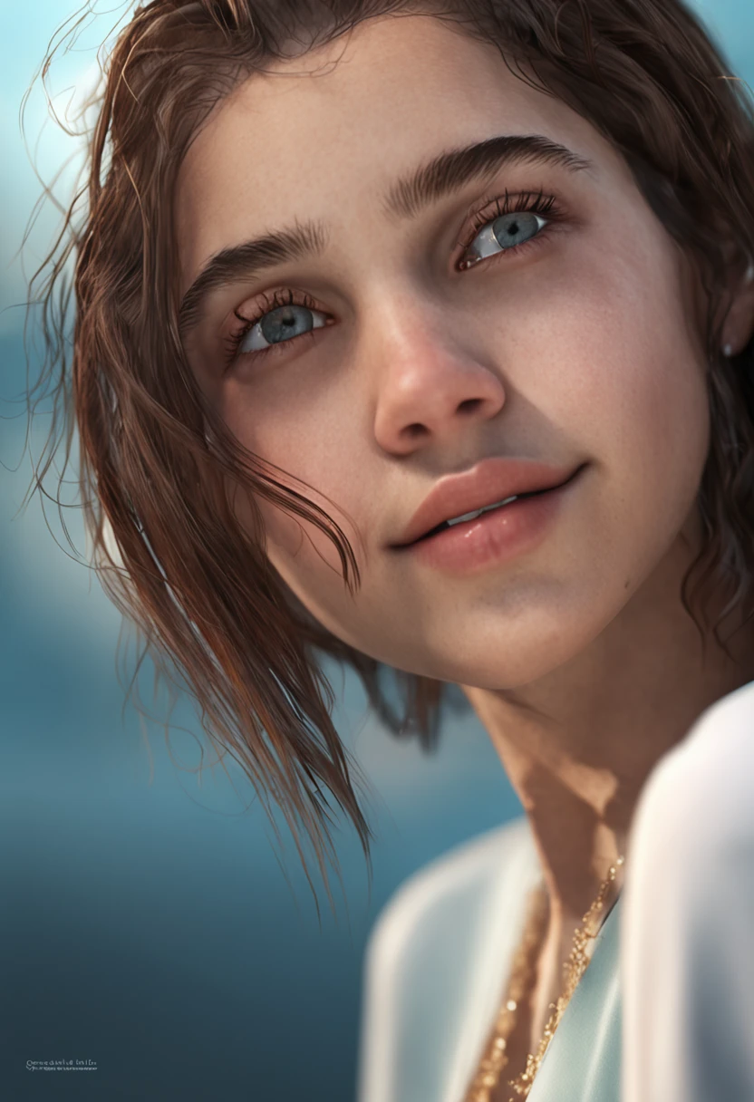"Specifications: 8K Resolution, Optimal Quality: 1.2, Realistic Style, Enhanced Photorealism: 1.37, Crystal Clear Ultra High Definition, Subject: Girl (16 yrs , 1 GirCute, Smile, Closed Mouth, Beautiful Details, Beautiful Nose, Full Body, Wet Hair, Enchanting Smile, Graceful Closed Mouth, Exquisite Detailing, Lovely Nose, crossed legs, Symmetrical Transparent Wings, Stunning Details Glistening, Wet Hair, Scenic Colossal Dalsefo, cinematic light very detailed