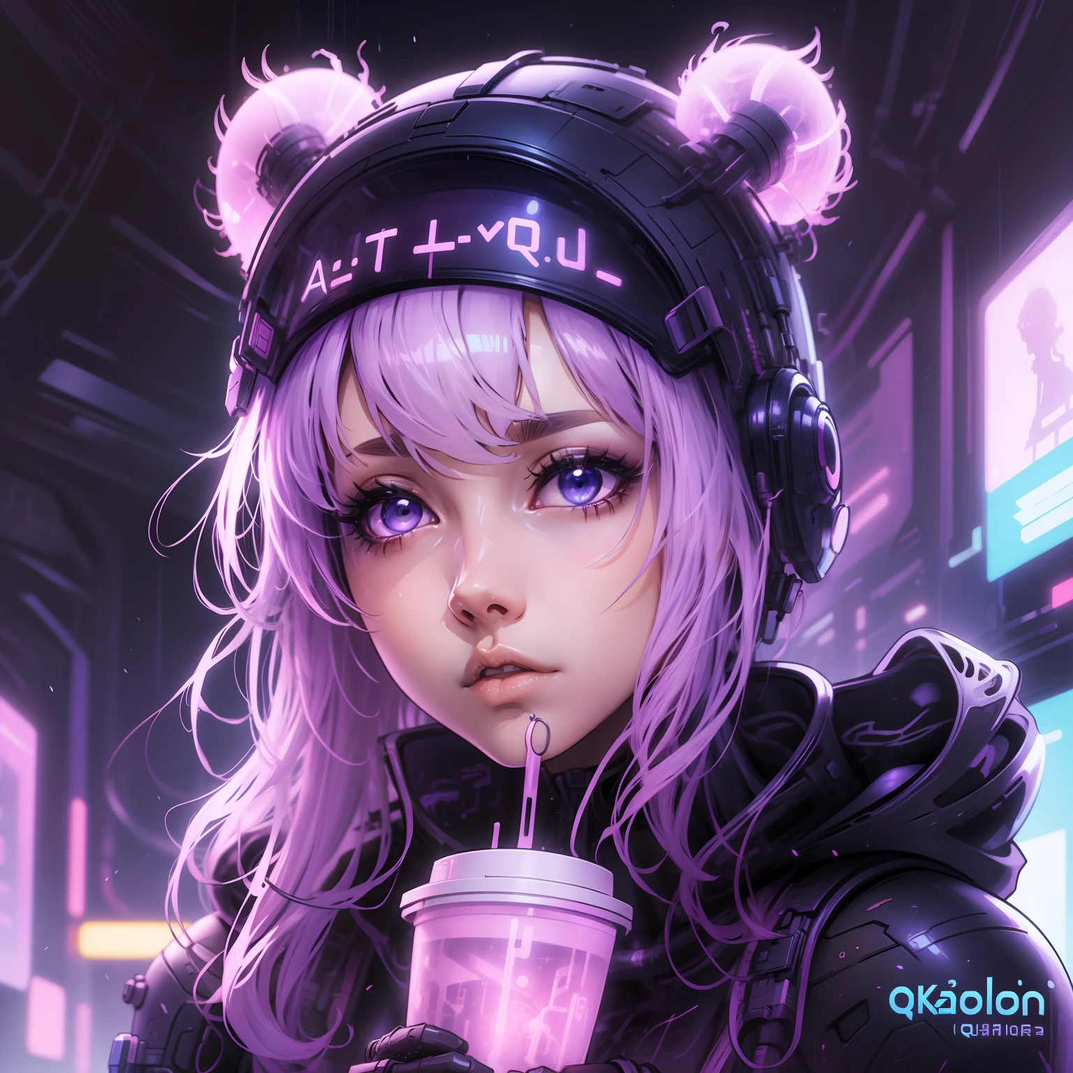 Alta qualidade, cyberpunk, kawai