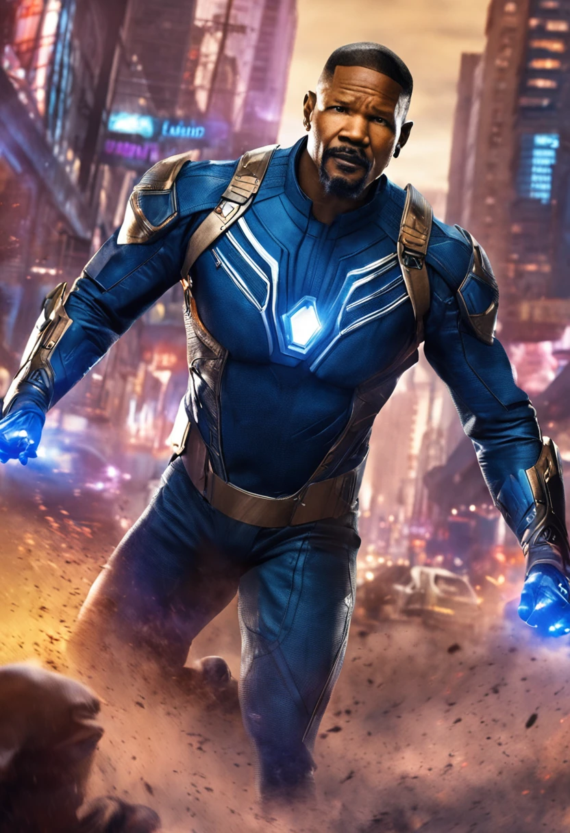 Ator Jamie foxx as marvel azul