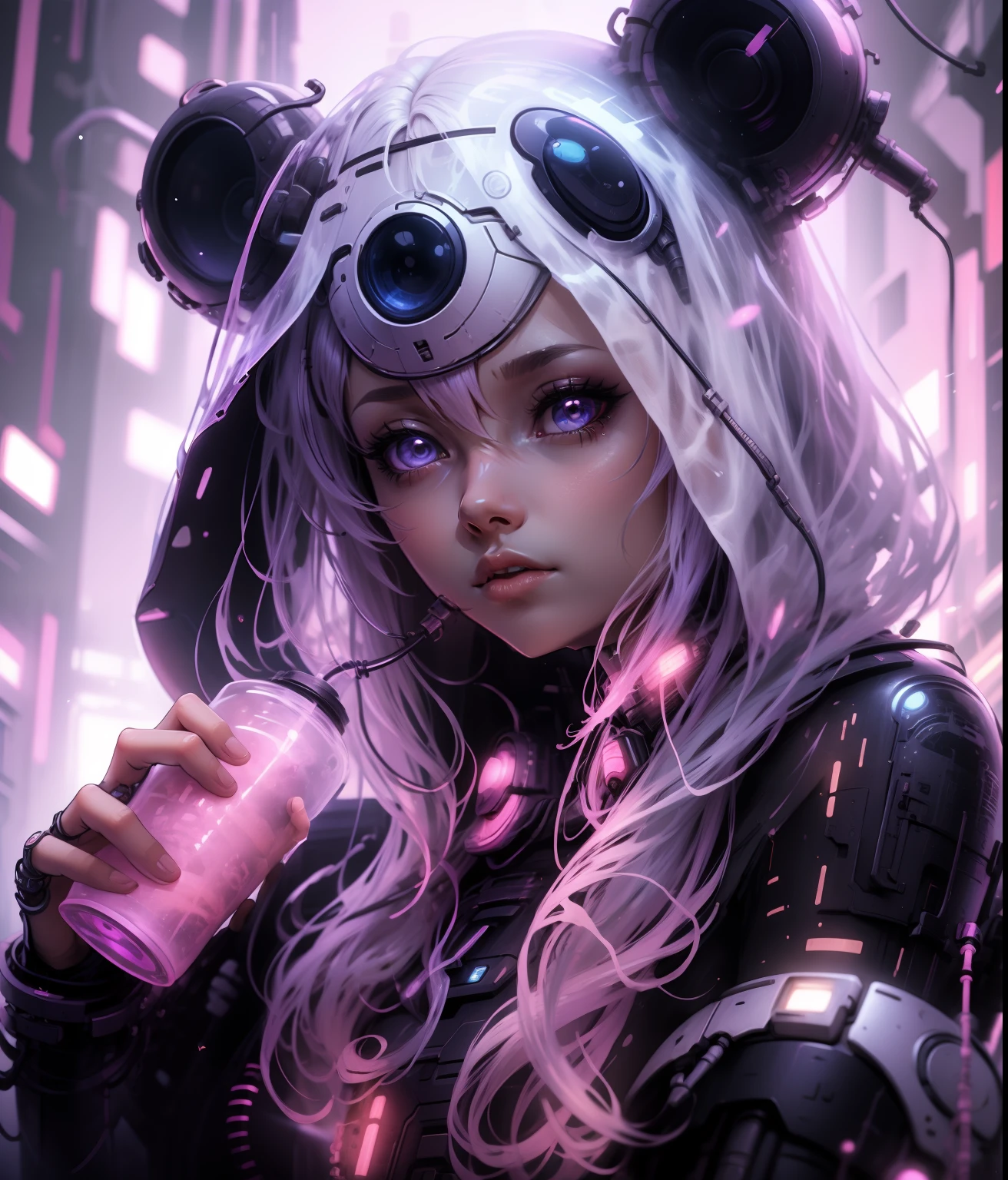 alta qualidade, Cyberpunk, Kawai