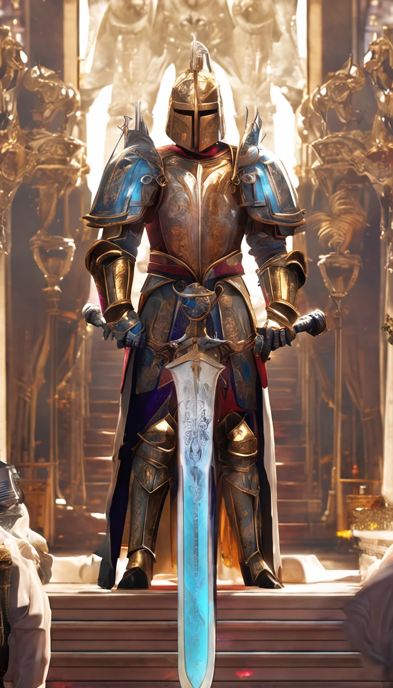 Portrait of a noble knight,dignified,royal knights