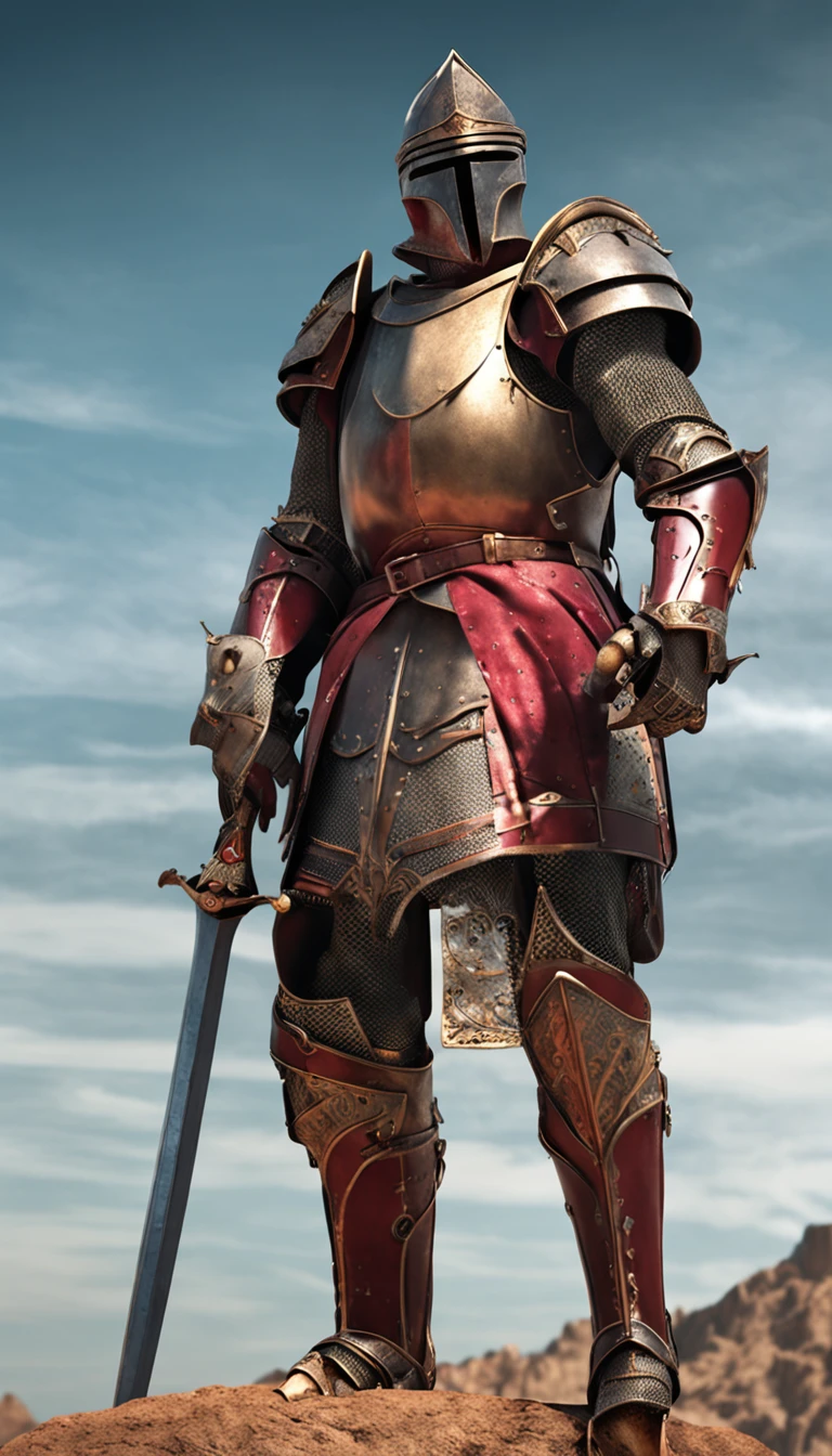 Portrait of a noble knight,dignified,royal knights