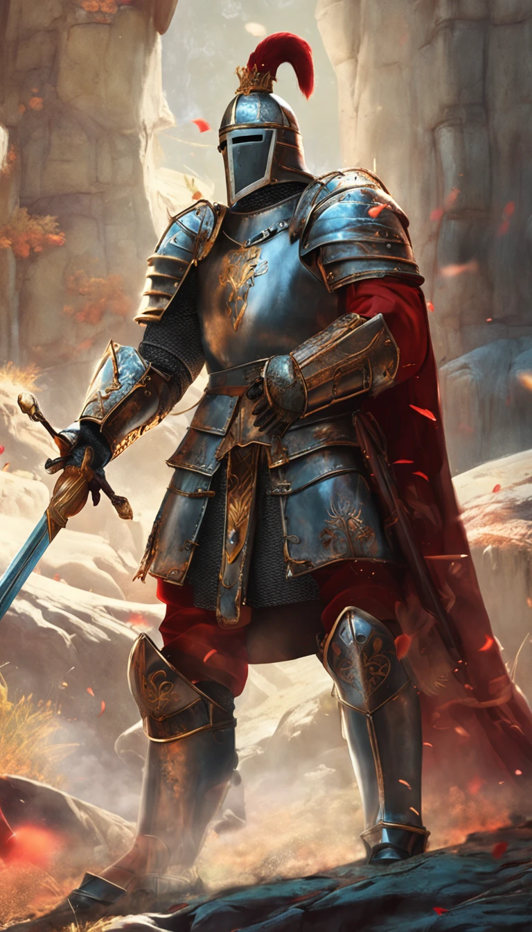 Portrait of a noble knight,dignified,royal knights