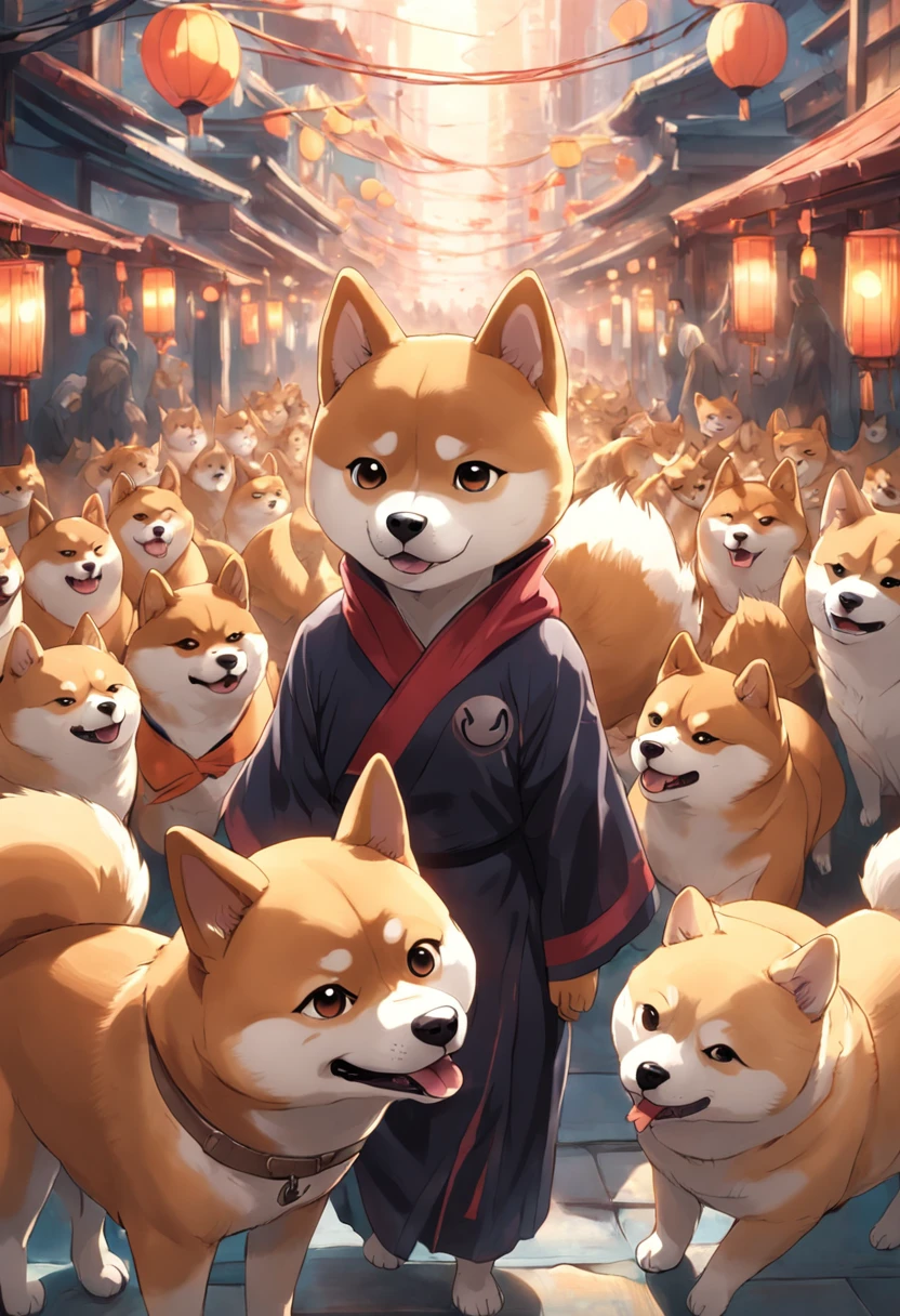 Make cute Shiba Inu cartoons