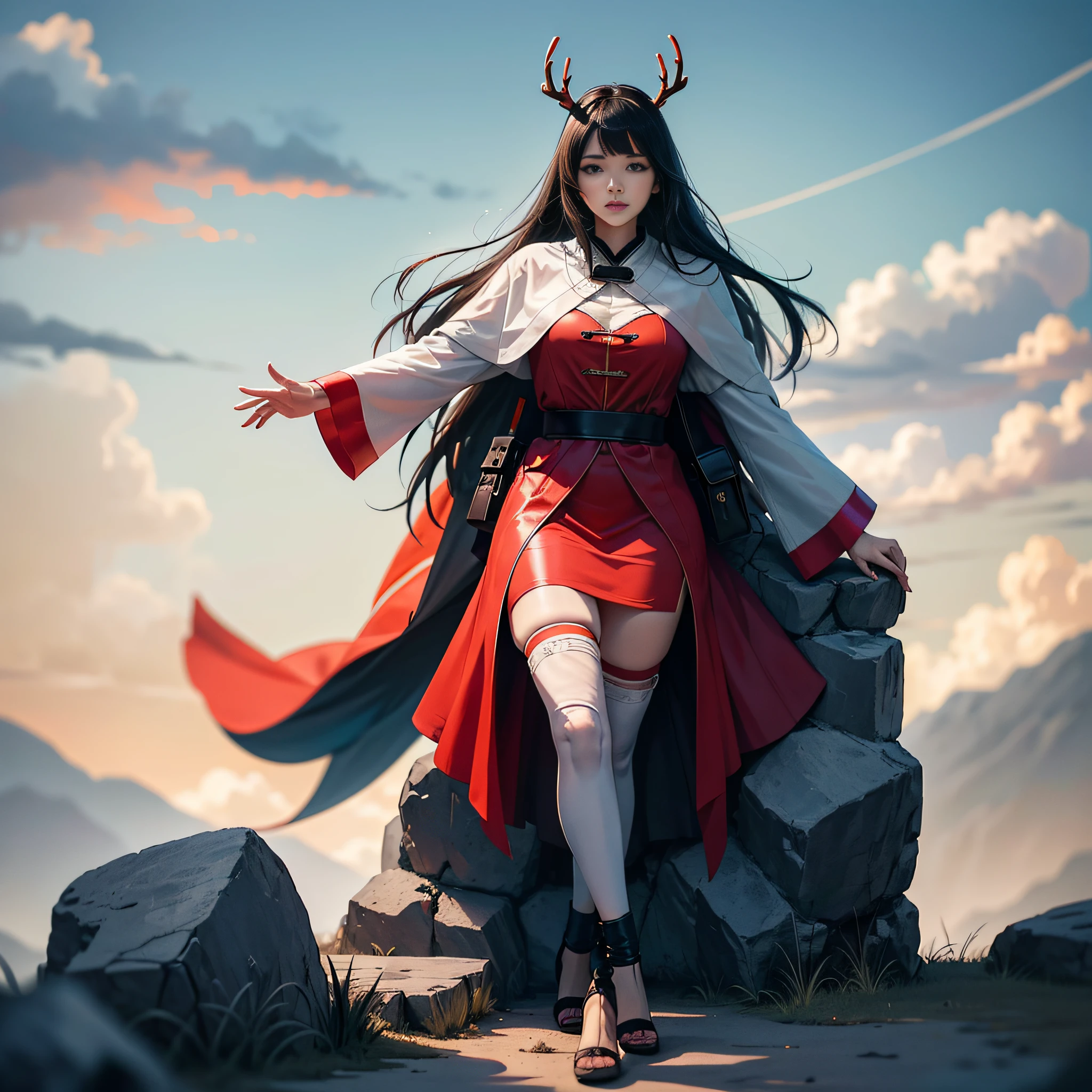 Chinese mythology, a red deer with long antlers
Negative prompt: circle, mountain, easynegative
Steps: 30, Size: 768x768, Seed: 1624142226, Version: v1.5.1, Sampler: DPM++ SDE Karras, CFG scale: 5, Model hash: bad6f46c39, Hires steps: 8, "easynegative: c74b4e810b03", Hires upscale: 2, Hires upscaler: SwinIR_4x, Denoising strength: 0.4