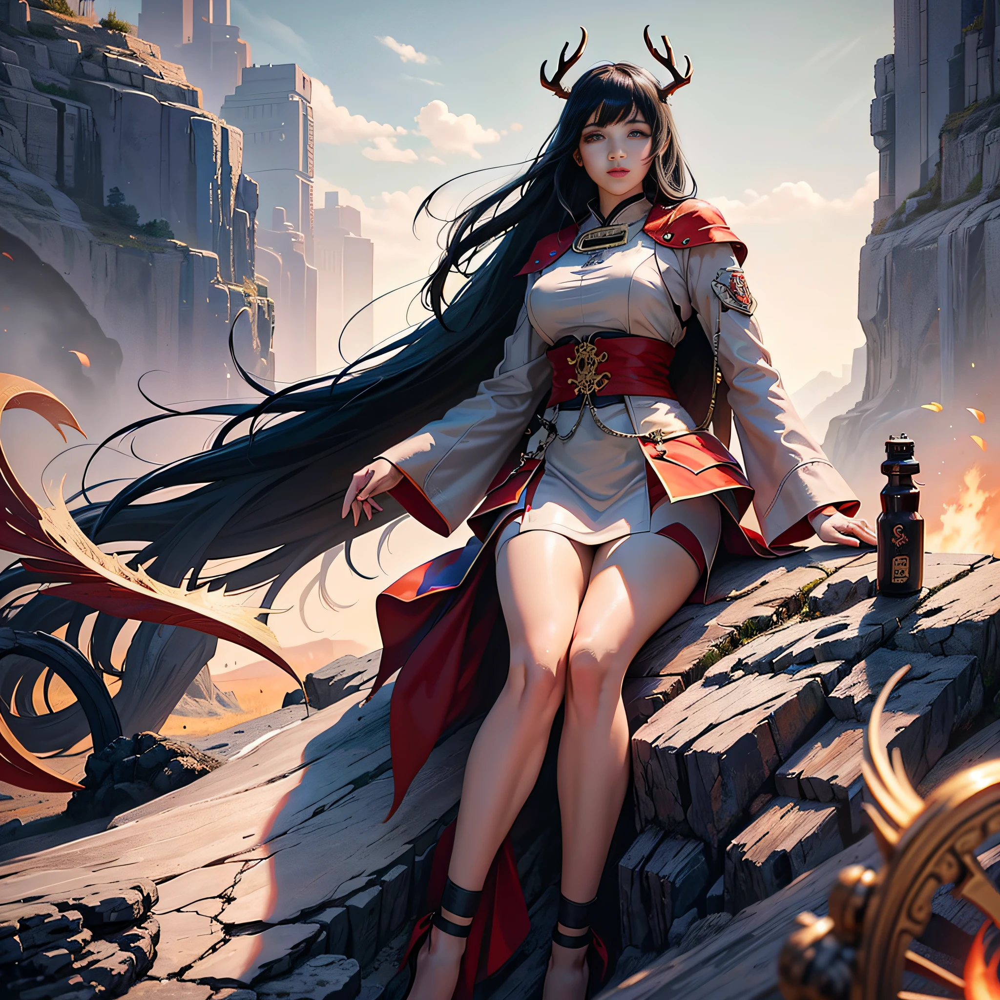 Chinese mythology, a red deer with long antlers
Negative prompt: circle, mountain, easynegative
Steps: 30, Size: 768x768, Seed: 1624142226, Version: v1.5.1, Sampler: DPM++ SDE Karras, CFG scale: 5, Model hash: bad6f46c39, Hires steps: 8, "easynegative: c74b4e810b03", Hires upscale: 2, Hires upscaler: SwinIR_4x, Denoising strength: 0.4
