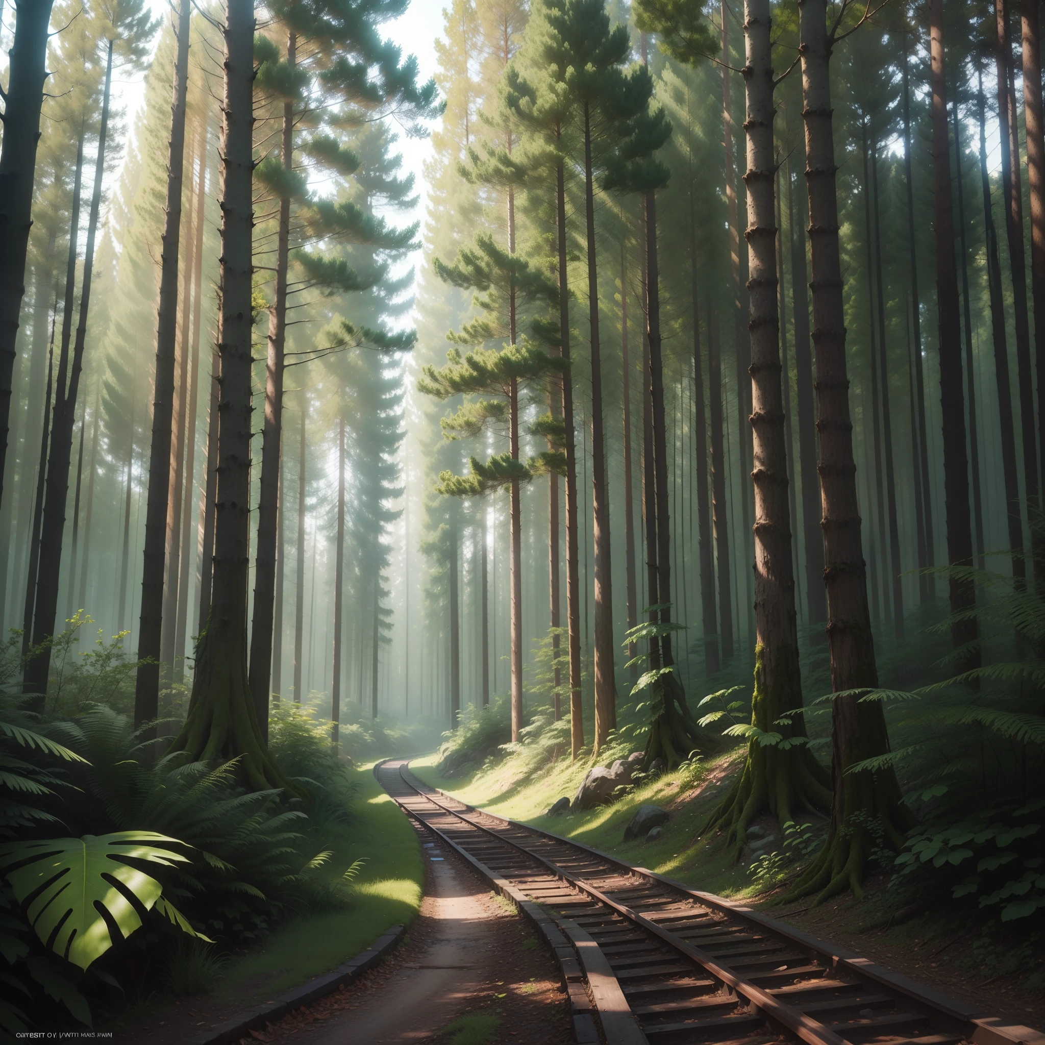 "ln the forest,the woods"