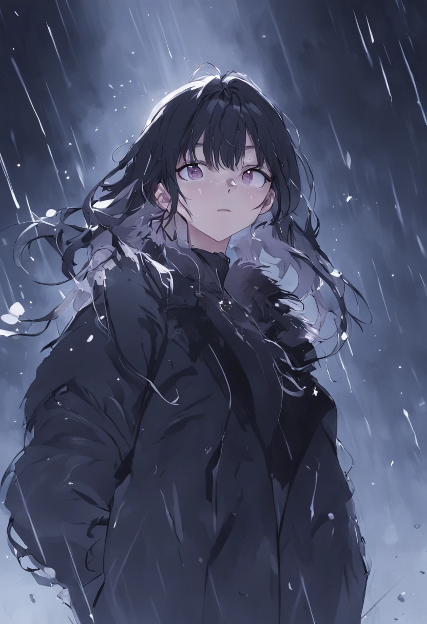 Uma mulher Lafite em preto e branco canta em um microfone, Cai Xukun, inspirado em Kun Can, inspirado em Bian Shoumin, Inspirado em Song Maojin, Jungkook, por Yang J, he is a rockstar, Nevando, brilhante da chuva, jinyoung shin aesthetic, Yoongi de cabelos pretos, inspirado em Wuzhun Shifan, fanart oficial, Shin Jinying