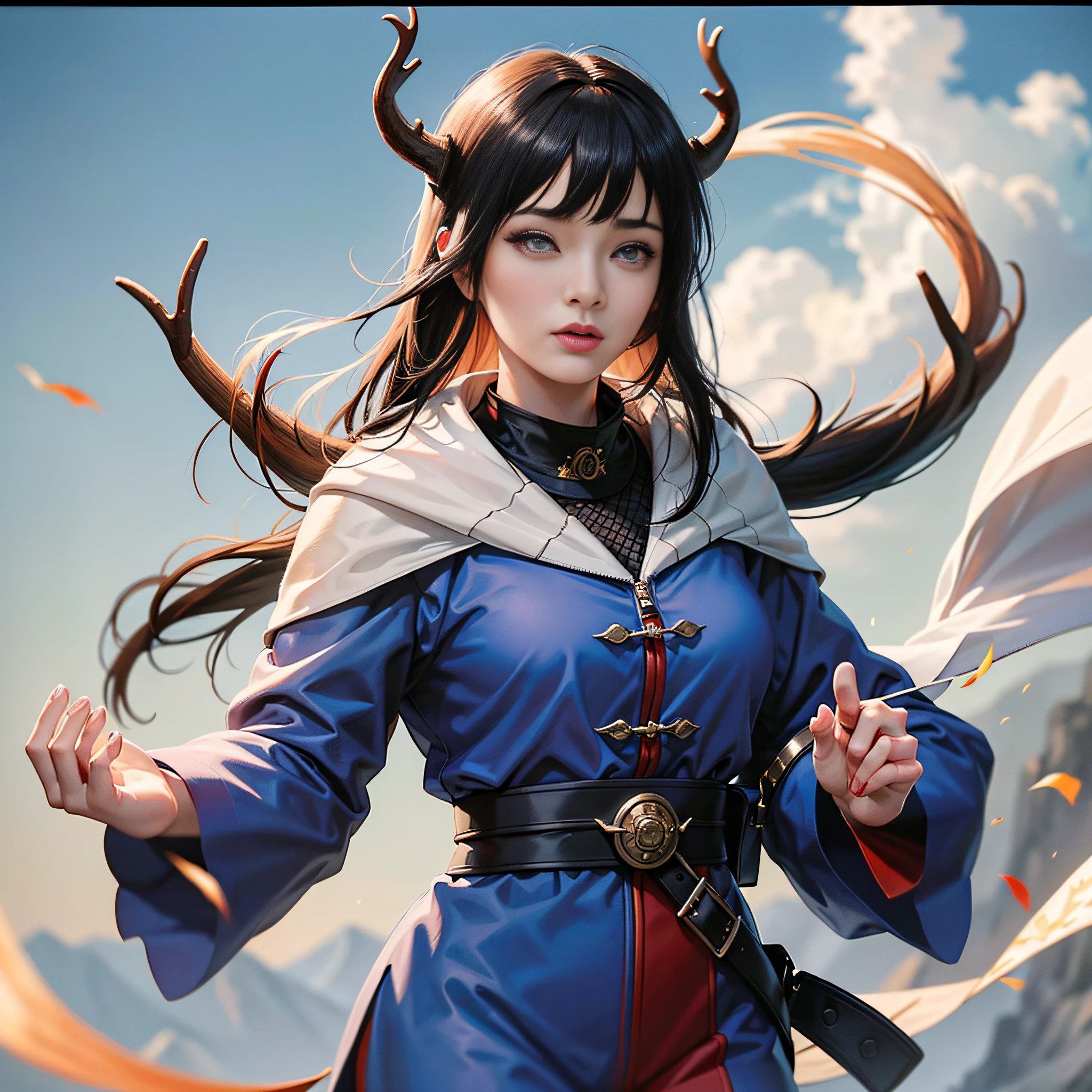 Chinese mythology, a red deer with long antlers
Negative prompt: circle, mountain, easynegative
Steps: 30, Size: 768x768, Seed: 1624142226, Version: v1.5.1, Sampler: DPM++ SDE Karras, CFG scale: 5, Model hash: bad6f46c39, Hires steps: 8, "easynegative: c74b4e810b03", Hires upscale: 2, Hires upscaler: SwinIR_4x, Denoising strength: 0.4