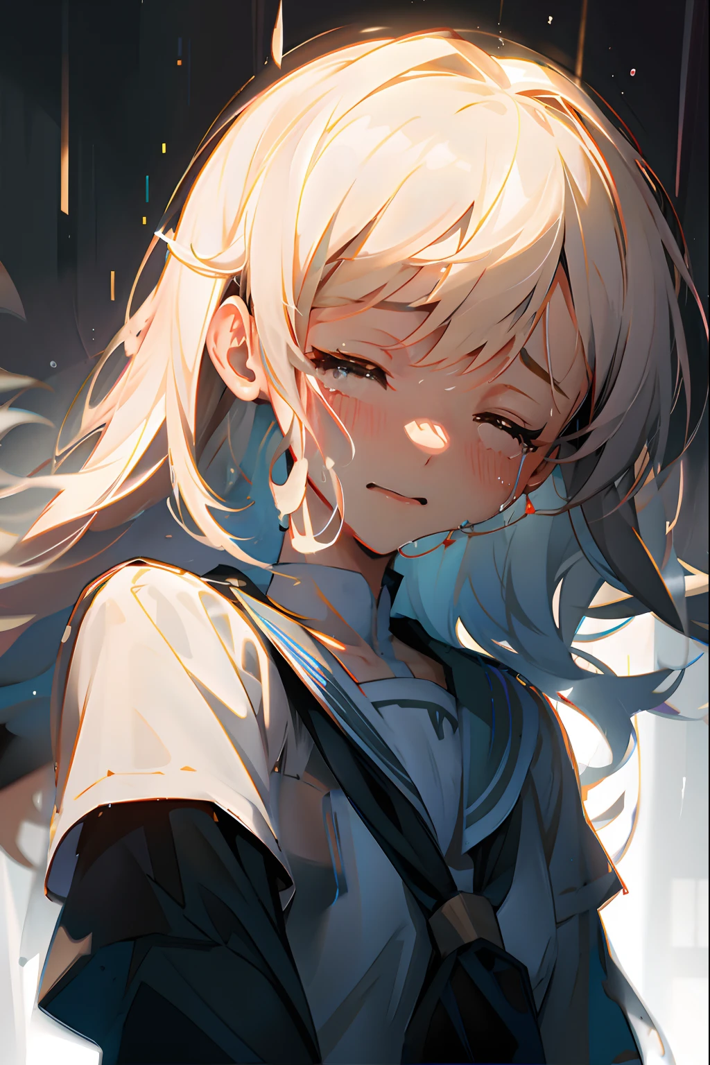 Glowing tears