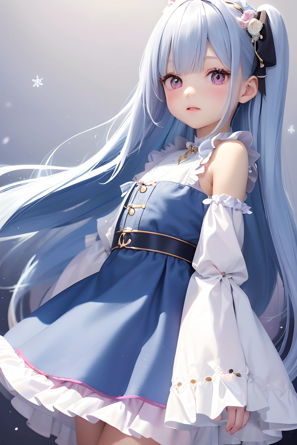 23
(pink back ground)(a very delicate and beautiful)、(Pink sky)(a very delicate and beautiful)、(Toys)(Gamine)(a blue dress)、(Pink background)(fluffy hair)、(dynamic ungle、portlate)、(Blue hair)、((Pink background))、Glowing snow-white skin、depth of fields、、、Untidy hair、(kirakira)、(1 persons)、Cute little girl s、