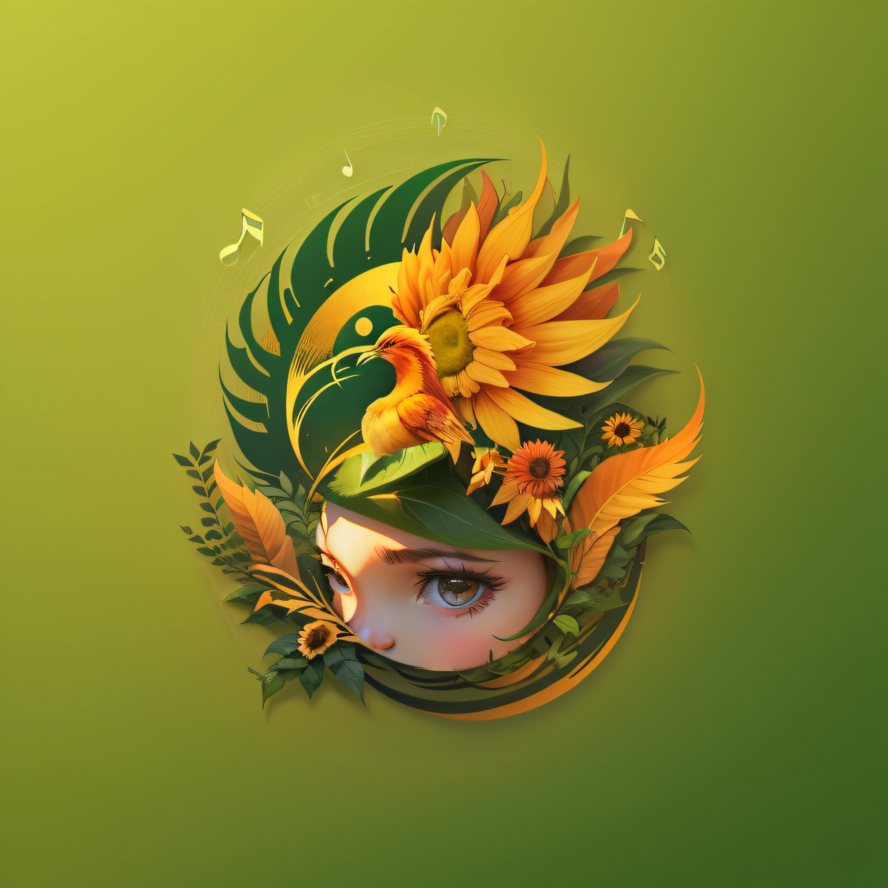 girl Sunflower