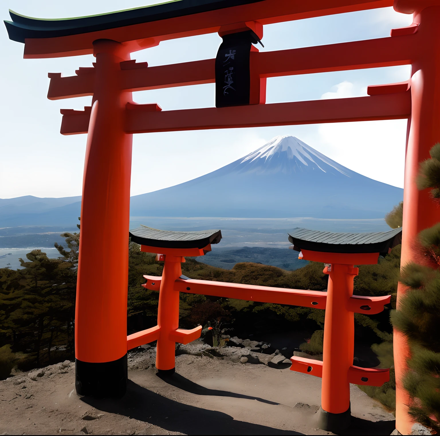 Mt. Fuji torii