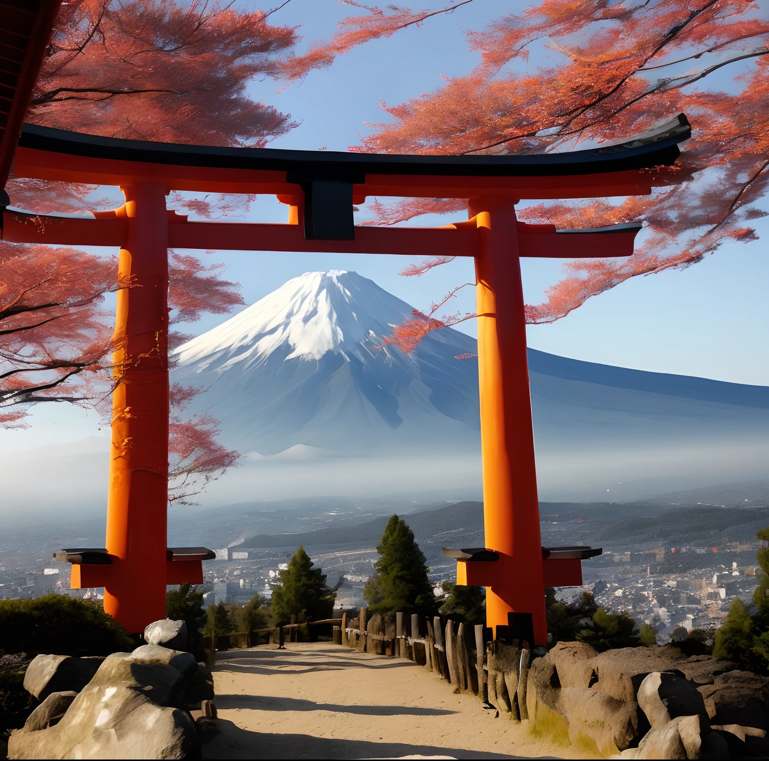 Mt. Fuji torii
