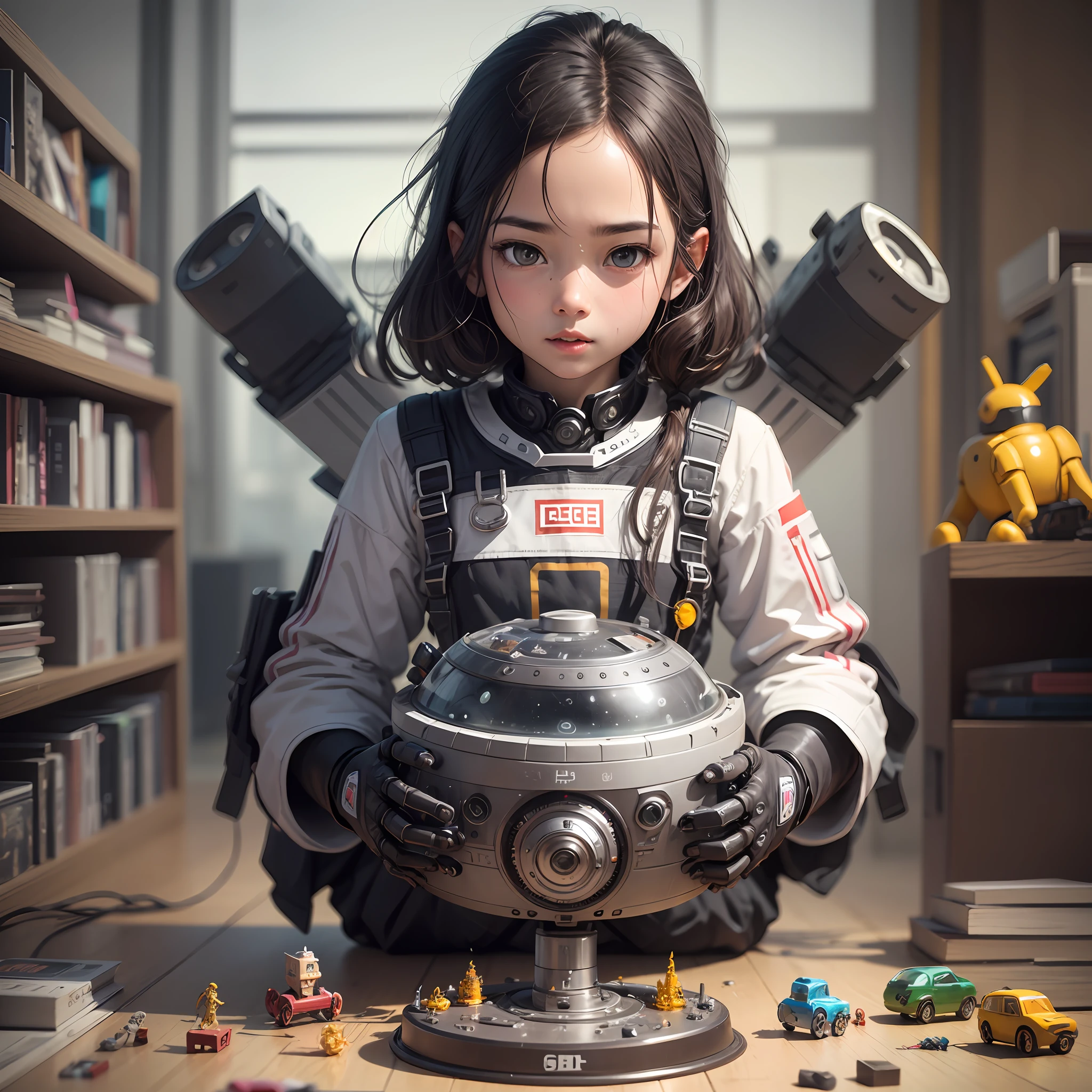 kids with latin american appearance playing with robotic toys, full HD , 3D, 4K, ultra realistic, ultra detailed, hyper realism, hyper perfectionist, ultra magnificent, highly extraordinary, rigidly sensational, ultra sublime, hyper exquisite, ultra deep, hyper accurate, highly accurate, very complete, extremely particularized, rich in uniqueness , hyperpragmatic, abundant in common sense, better quality --auto --s2