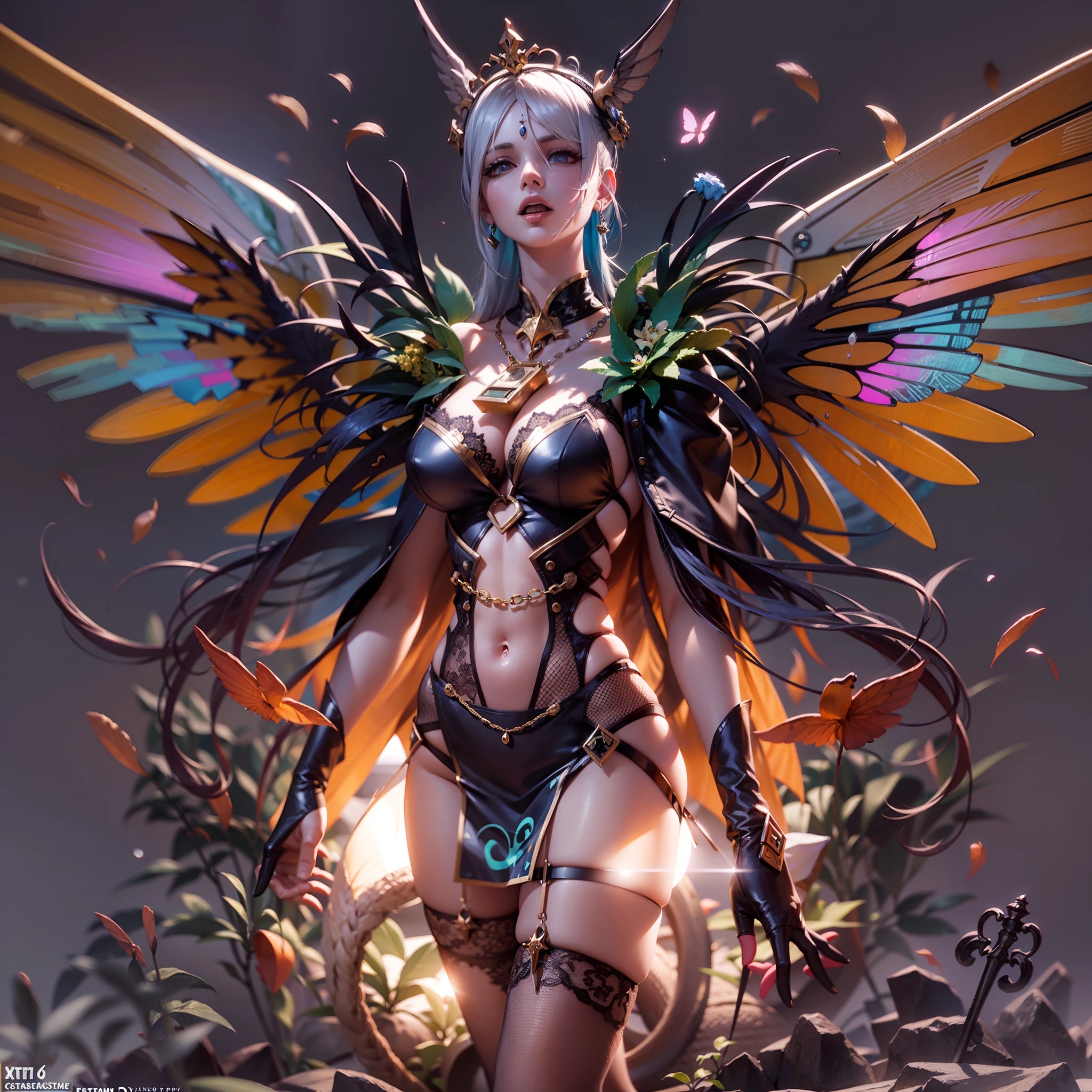 Master Masterpiece ultra Goddess Sun urban forest graduate deep path equirectangular_360 garden contre-jours Beholder "medieval" priestess Caduceus crux backlight global luminescence saturate Sunlight ecstatic volumetric lightning contrast meticulously intricate ultra pro-photo-realistic optimal reflection cgi vfx sfx ultra high_detail ultra high_quality max accurate reflex ultra highres vivid color-coded improved Octane-rendered UHD XT3 64K 32k 16K 8K DSLR HDR UnrealEngine5 romm rgb pbr 3dcg fxaa blu-ray enhanced fkaa txaa rtx ssao opengl-shader glsl-shader post-processing post-ptoduction cell-shading tone-mapping ombre analogique ultra_sharpness symmetrical angel surmounted wings surrounded intertwined feather éblouissantes Valkyrie-wings "Heavy Metal" Will-o'-the-wisp iota pixie sprite kindergarden female glamour walk Chevaleresque "Nicki Minaj" Cosplay aristocratic athletic fullbody tanmed skin perfect face hairstyle obvious agate divine cheekbones effects reddened embarrassed lazuli eyes beautiful eyes Brown Pupils Black Iris Turquoise Sapphires Open Mouth water drop of water tongue droplet Teeth Smiles pilot Jacket Floating fringe Pearl Eccentric Cape Levitating Shoulders-Off chemise blanche dentelle clavicules papillotes satin orange reveal big breasts large sideboob felt corsait yellow spinel thick leather skirt amples nombril size revealing heart belt_chastity cadena pubic scarlet pubis-hairy obvious silk indigo silver adorned gold padlock thighs legs garters gothic stainless boots decorated onyx monastery opal marble ruby background Sundrop mannequins armor richly decorated chain chrome flat bands fathoms tin lys rune ornate emerald plasma glyphs Tourmaline lava magic fire summon milkweed incandescent Crystalline creature viceroy (EOS R6 135mm 1/1250s f/2.8 ISO400) monarch conjuration flowering butterfly Hearth lantern CGSCOSITY invocation monster floraison population Ark Church Earth chef-d' tattoo Bruce_Weber sex girls naked nsfw varied multi etc.