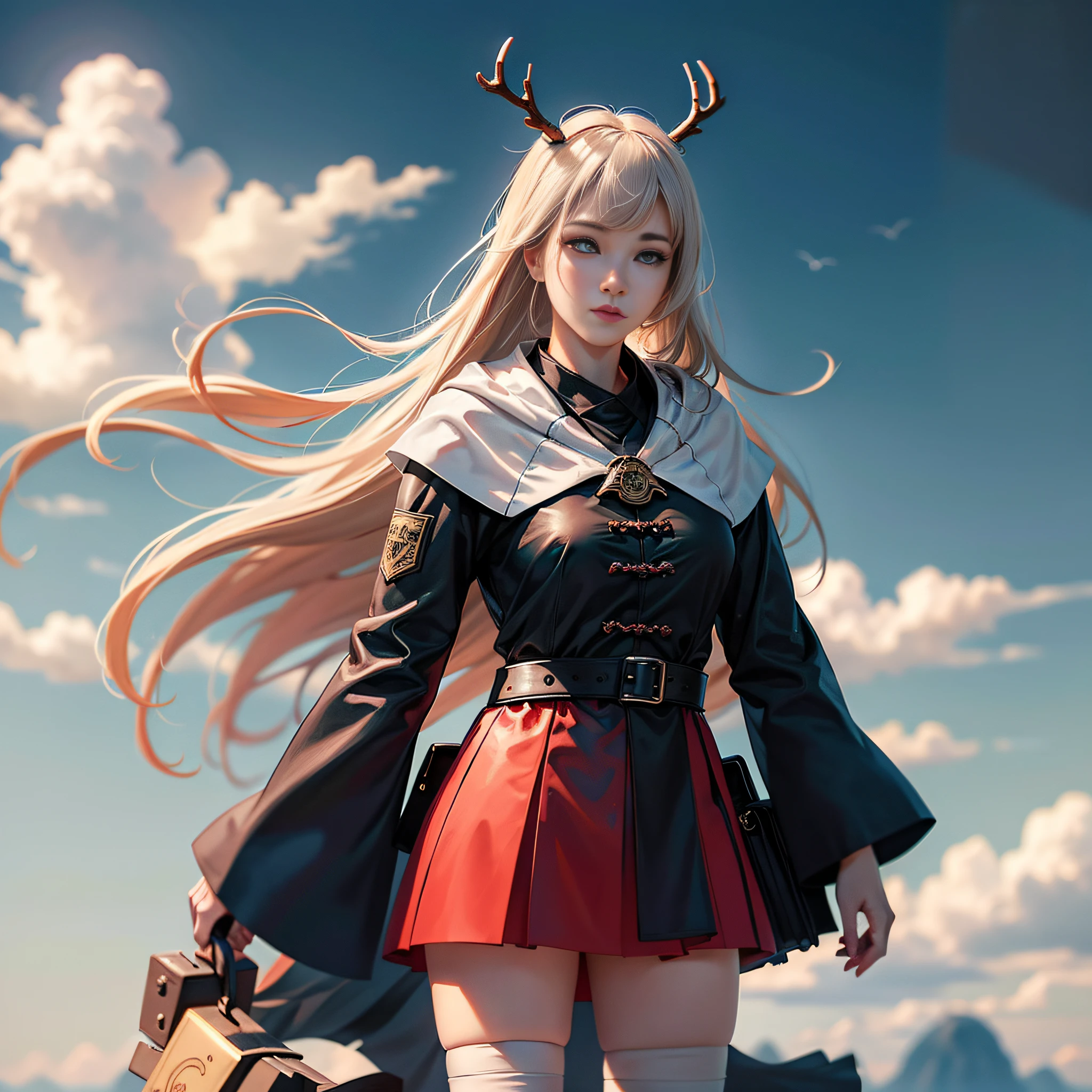Chinese mythology, a red deer with long antlers
Negative prompt: circle, mountain, easynegative
Steps: 30, Size: 768x768, Seed: 1624142226, Version: v1.5.1, Sampler: DPM++ SDE Karras, CFG scale: 5, Model hash: bad6f46c39, Hires steps: 8, "easynegative: c74b4e810b03", Hires upscale: 2, Hires upscaler: SwinIR_4x, Denoising strength: 0.4