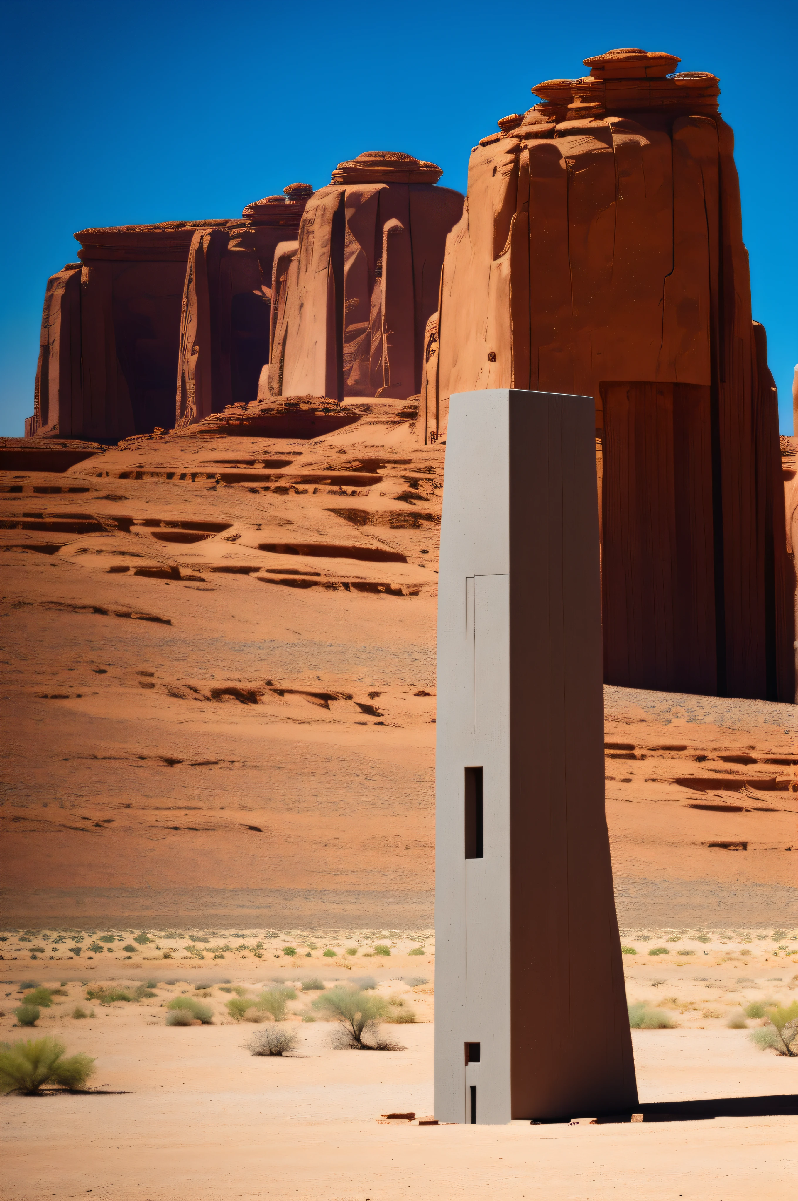 Monolith in the desert