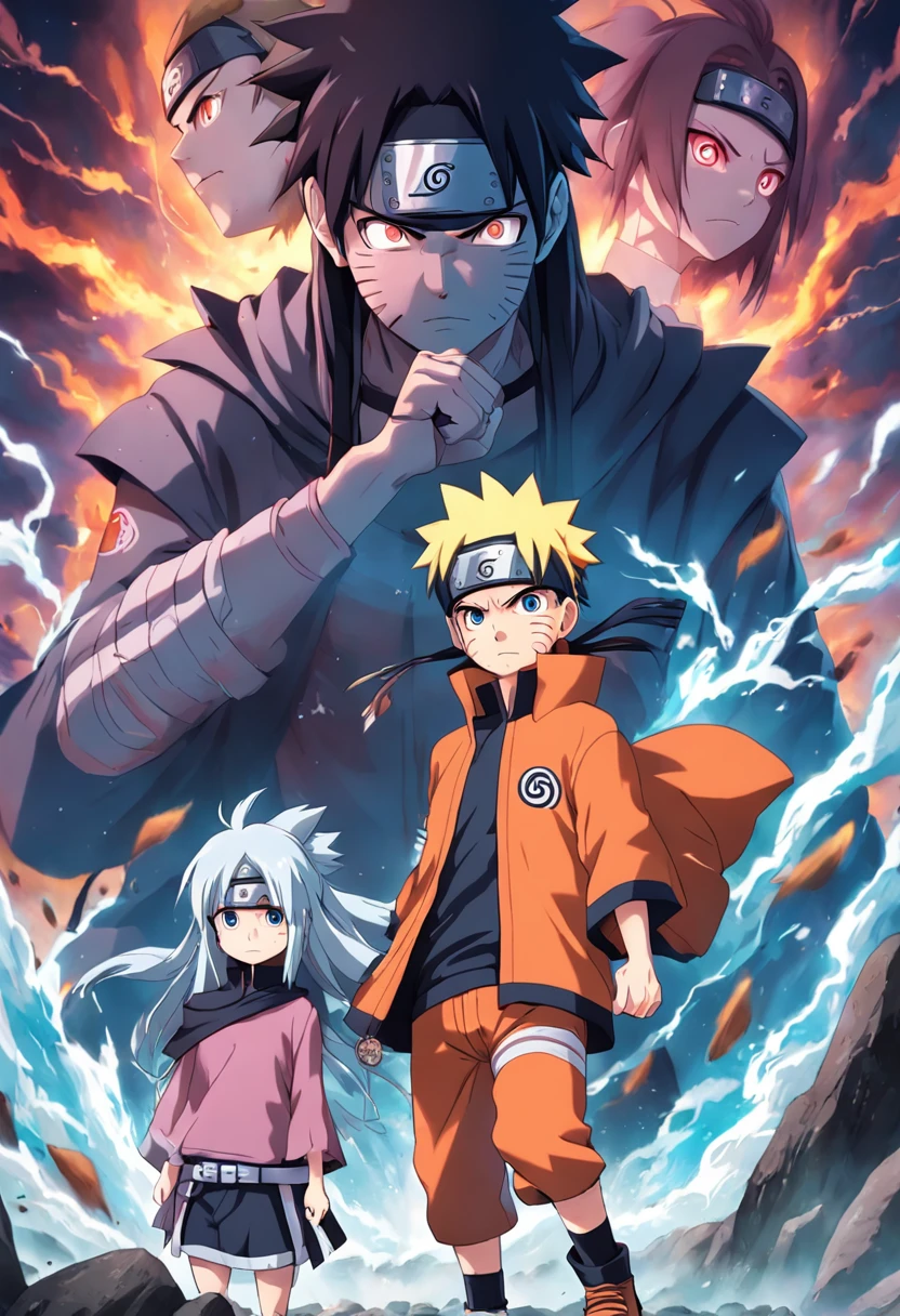 Combine Naruto com Luffy