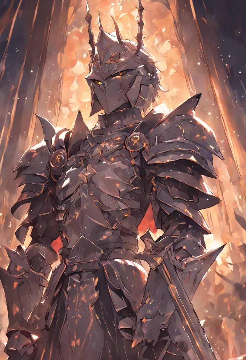 royal knights，Gorgeous heavy armor wraps the whole body，Point the knight's sword to the sky，sportrait，closeup cleavage，Solemn，flatchest，modest，humble，Cinematic, hdr, primitive, Intricate, High quality, Gorgeous shades, Intricate details, super-fine，oc rendered
