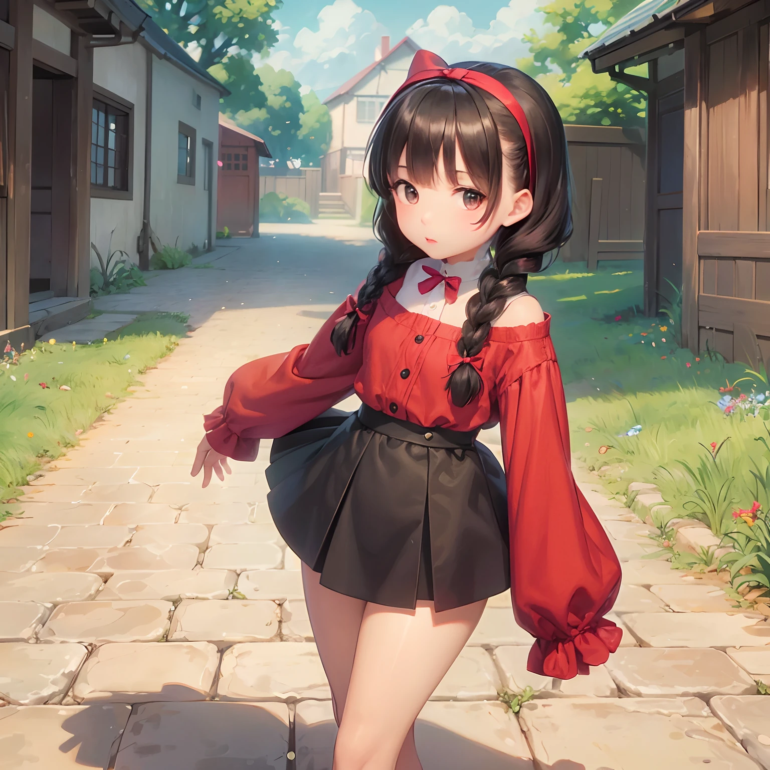 photo realistic, (masterpiece,best quality:1.4),(8k,raw photo,photo realistic:1.2), detailed skin, detailed face, ((1girl)),Japanese idol, cute face, little girl, Not Safe for Work, (raw photo, photo realistic: 1.2), ALL Nudi-ty, nudi, (((NO panties))),nipp-les, Open twat, ????, went, (((hair of pubis, Not safe for work))), pubisure, (RED frilled japanese clothes), ((RED frilled hakama short skirt)), frilled, White frilled legwear, ankle boots, frilled choker, amulet, wrist cuffs, sash, frilled reg garter, (((No cloth))), cape, (((Holding a cute magic wand))), heart ring, ((long hair)), light brown hair, braid, brown eyes, straight hair, little girl, 12years old, petite, cute, happy, medium breasts, small nipp-les, (((sitting spread legs))), kanzashi, (hairband), (((transparent fake phallus ????,Not for safe work))), heart shaped pupils, medium bob,((???? juice, Sweat, Sweatdrop)), (((spread ????,Not Safe for Work))), (((ure-thra))), ((uterus)), ((clitoris)), urinates, ????, yumekawa,yumekawaii,pastel color,(wonderland garden:1.3),rainbow, imagination,(no gravity, floating Castle:1.4),heart background, beam of light, glittering ball of light, (water-color),((Multicolored lights)), (Design sheet:1.3), (multi-angle and detailed view:1.3),
