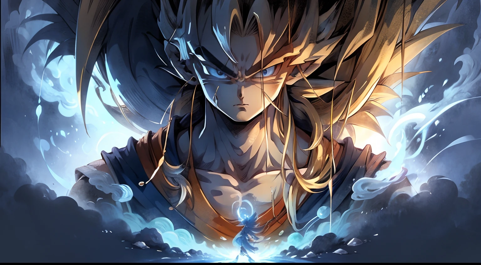 a close up of a person with a very large body and a very big body, ultra instinct, an epic anime of a energy man, 4 k manga wallpaper, super saiyan blue, anime wallaper, 4k anime wallpaper, anime wallpaper 4k, anime wallpaper 4 k, character dragonball, highly detailed portrait of goku, human goku, super saiyan goku