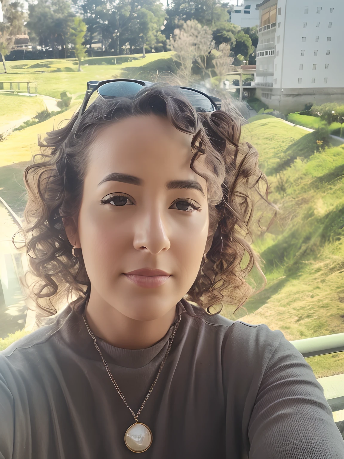 Portrait of an elegant and perfect young woman in her 30s, front view, in simple and elegant casual clothing, full vision, cinematic lighting, insanely detailed and intricate, realistic, ultra high definition, 8k, detailed, shot on 70 mm lens, depth of field, DOF, tilt blur, shutter speed 1/1000, F/22, white balance --auto --s2