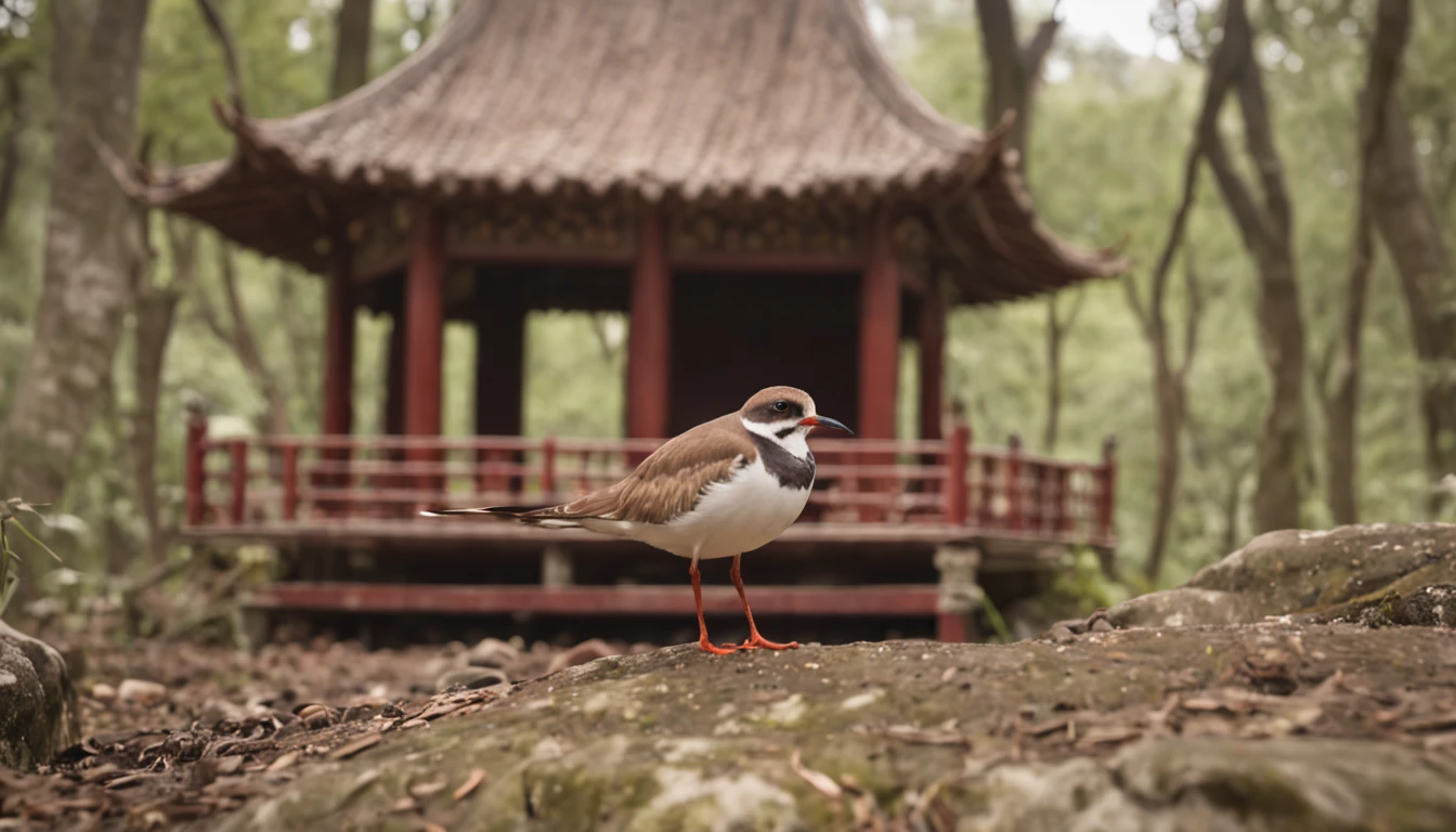 Red Plover Tent,Ancient Chinese room, k hd.