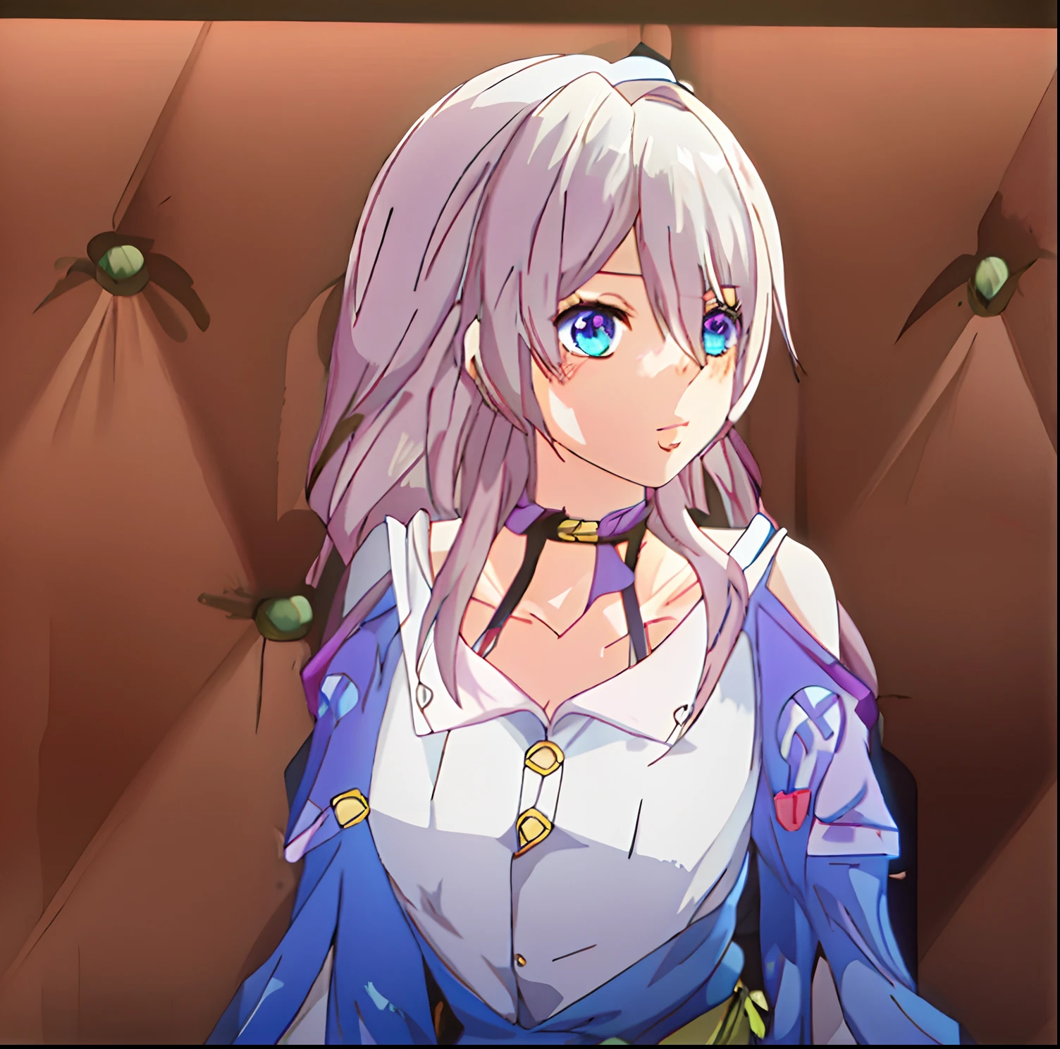 Anime girl with long hair and blue dress sitting on sofa, Ayaka Genshin impact, ayaka game genshin impact, Keqing from Genshin Impact, zhongli from genshin impact, Portrait Chevaliers du Zodiaque Fille, Genshin impact's character, aqua from konosuba, granblue fantasy, anime visual of a young woman, popular isekai anime