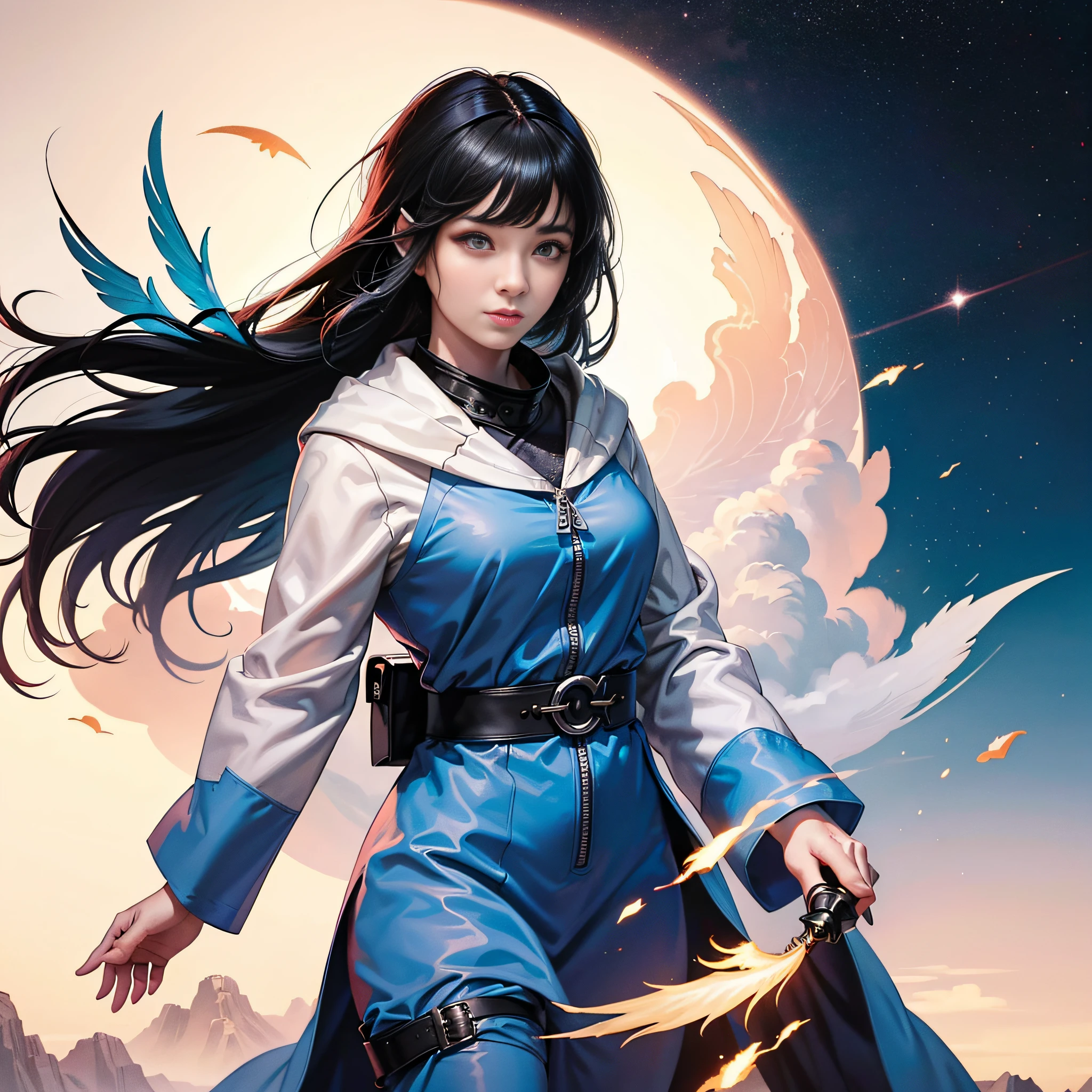 Chinese mythology, a wolf with colorful wings, colorful clouds
Negative prompt: circle, mountain, easynegative
Steps: 30, Size: 768x768, Seed: 169007305, Version: v1.5.1, Sampler: DPM++ SDE Karras, CFG scale: 5, Model hash: bad6f46c39, Hires steps: 8, "easynegative: c74b4e810b03", Hires upscale: 2, Hires upscaler: SwinIR_4x, Denoising strength: 0.4