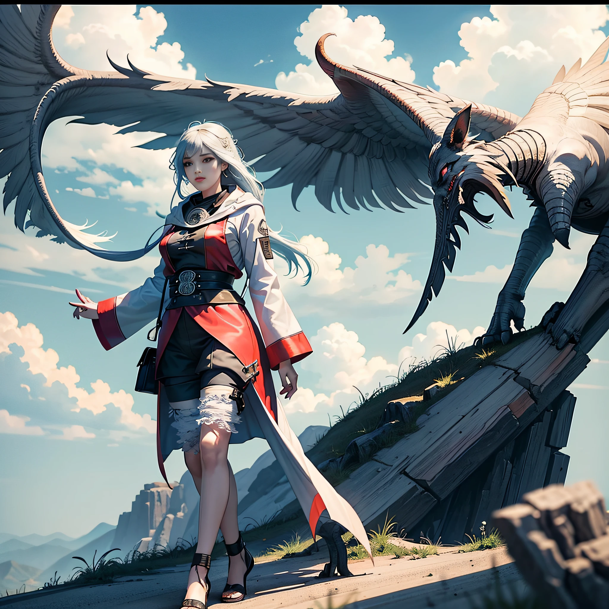 Chinese mythology, a wolf with colorful wings, colorful clouds
Negative prompt: circle, mountain, easynegative
Steps: 30, Size: 768x768, Seed: 169007305, Version: v1.5.1, Sampler: DPM++ SDE Karras, CFG scale: 5, Model hash: bad6f46c39, Hires steps: 8, "easynegative: c74b4e810b03", Hires upscale: 2, Hires upscaler: SwinIR_4x, Denoising strength: 0.4