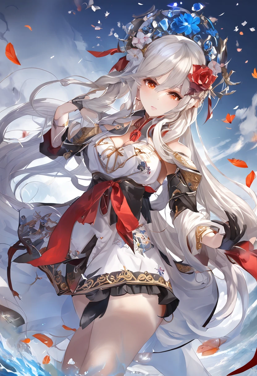genshin impact, {{{hu tao (genshin impact)}}}, {{{masterpiece}}},{{{best quality}}}, {{ultra-detailed}}, {{extremely detailed CG}}, {{8k_wallpaper}}, {{an extremely delicate and beautiful}}, dynamic angle, floating, {beautiful detailed eyes}, an extremely delicate and beautiful girl, 1girl, twintails,large breast, {black hair}, red eyes eyes, blush, full body, shorts, black jacket, leather shoes, white short socks, flower-shaped pupils,