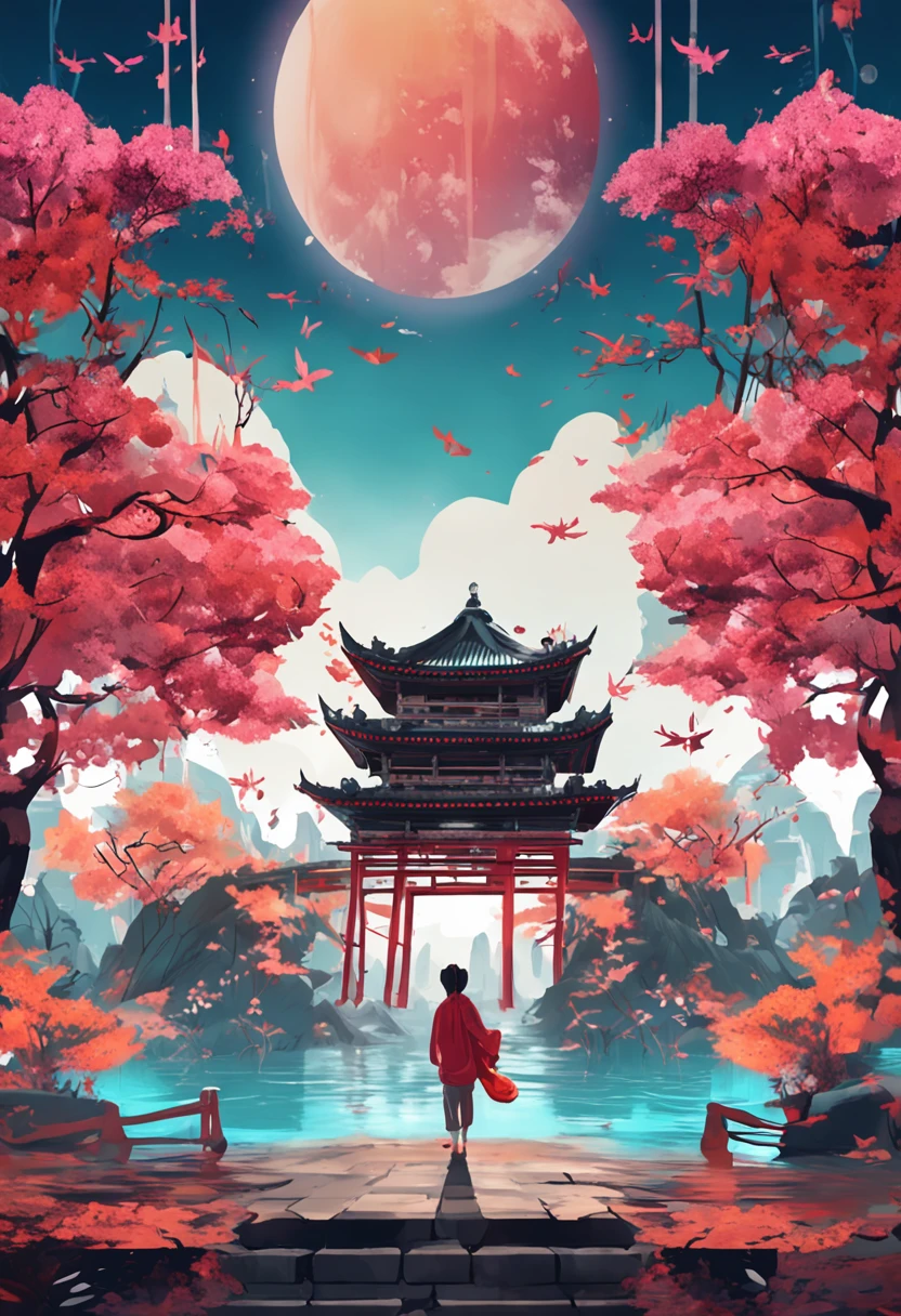 Rockery,steins,illustratio, Anime art wallpaper, Amazing wallpapers, oriental wallpaper, Beautiful wallpaper, Beautiful digital artwork, Chinese watercolor style,8K