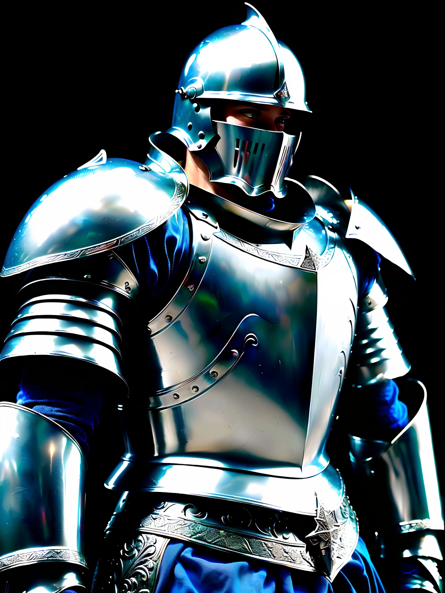 （Very detailed 8k wallpapers），Royal Knights，Gorgeous heavy armor wraps the whole body，Tall and mighty，Point the Knight's Sword to the ground，sportrait，closeup cleavage，Solemn，depth of fields，modest，humble，Cinematic, hdr, primitive, Intricate, High quality, Gorgeous shades, Intricate details, super-fine，oc rendered，Ray traching，Reallightandshadow，Hyper-realistic，iintricate，high detal，dramatics，The eyes are sharply focused，