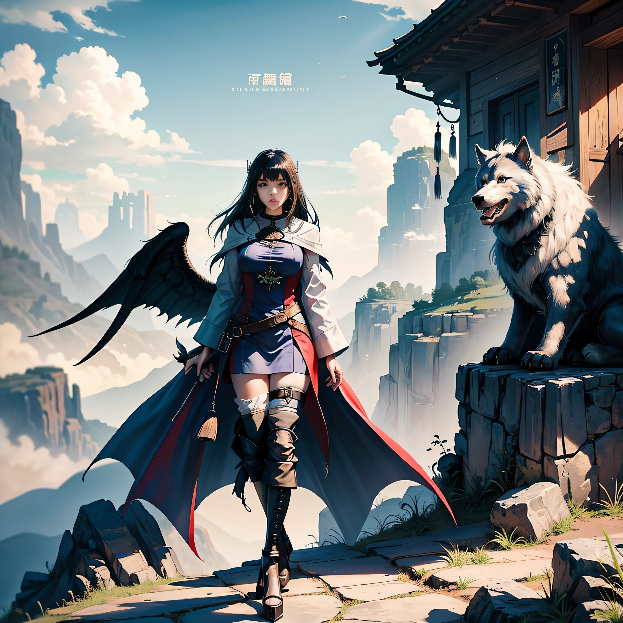 Chinese mythology, a wolf with colorful wings, colorful clouds
Negative prompt: circle, mountain, easynegative
Steps: 30, Size: 768x768, Seed: 169007305, Version: v1.5.1, Sampler: DPM++ SDE Karras, CFG scale: 5, Model hash: bad6f46c39, Hires steps: 8, "easynegative: c74b4e810b03", Hires upscale: 2, Hires upscaler: SwinIR_4x, Denoising strength: 0.4